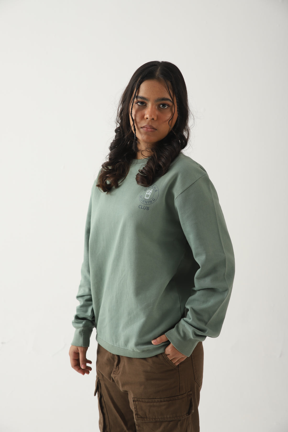 Matcha Morning Sweatshirt