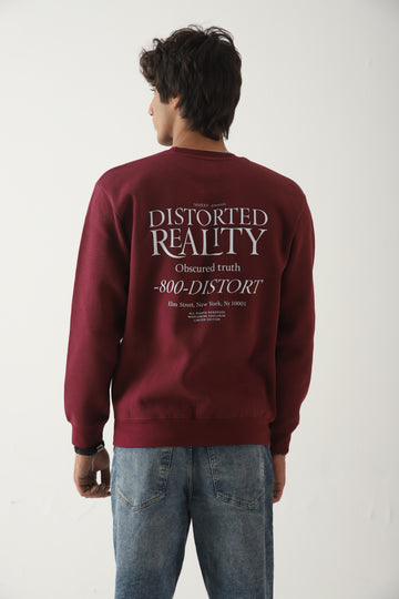 Distorted Reality Sweatshirt | RElAX FIT