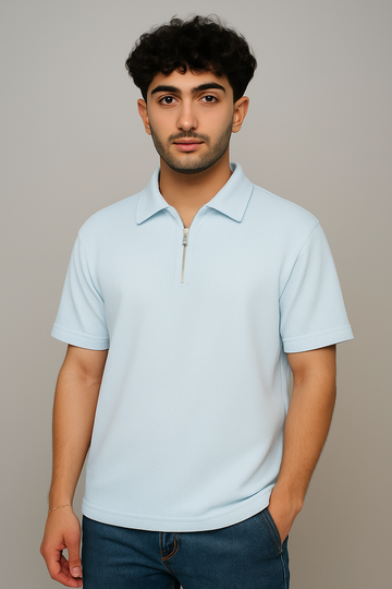 SKYLINE ZIP POLO