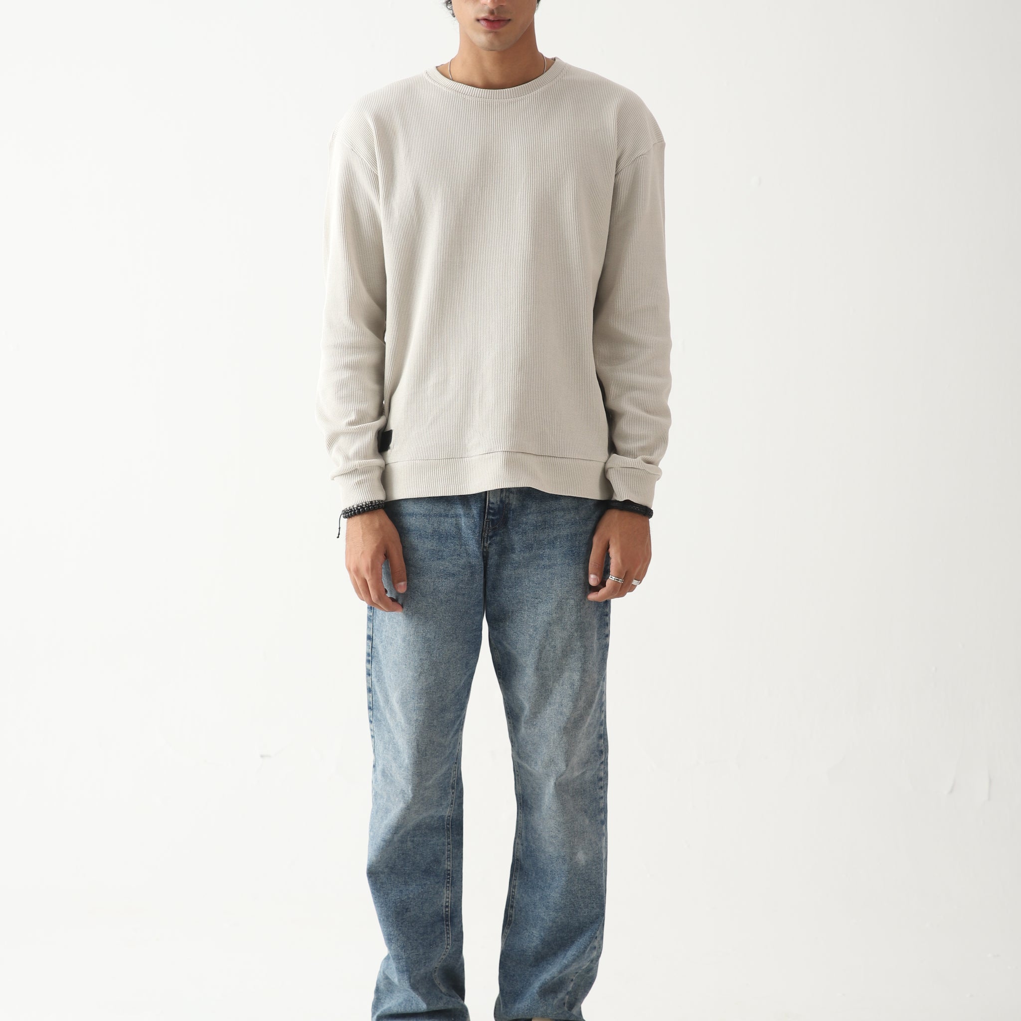 Ash Drift Waffle Top
