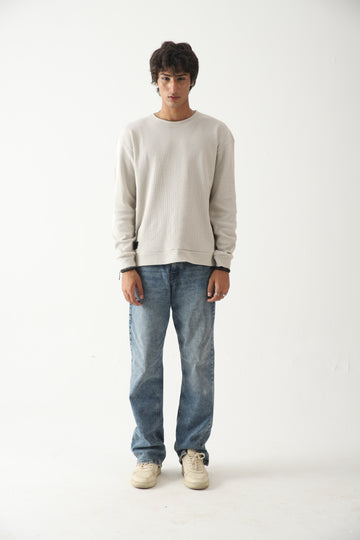 Ash Drift Waffle Top