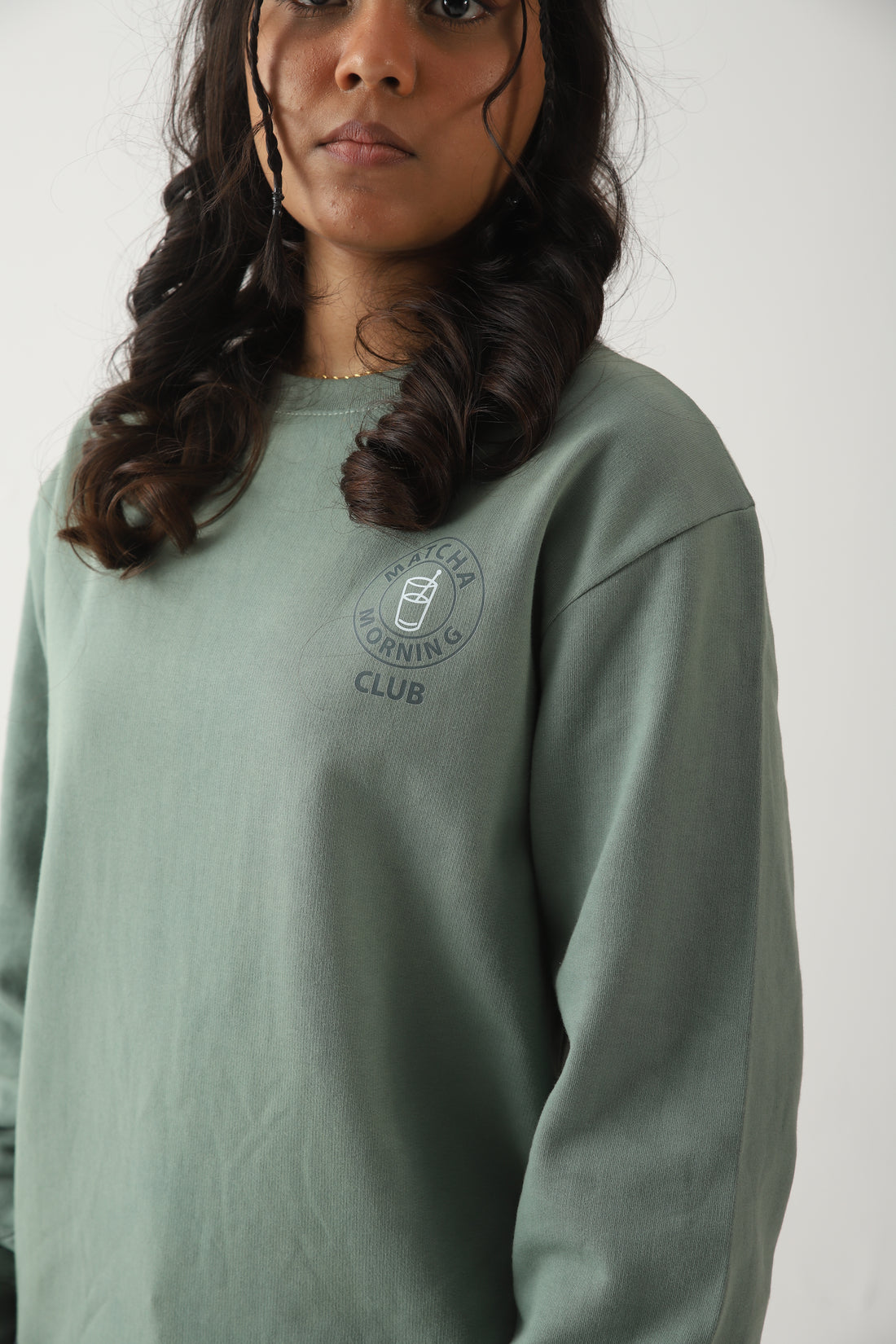 Matcha Morning Sweatshirt | RELAX FIT