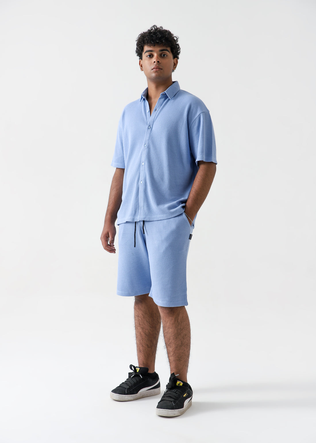 TEXTURED RELAX FIT SHIRT
