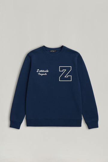 Zattitude Originals Sweatshirt – Navy Blue