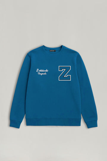 Zattitude Originals Sweatshirt – Ocean Blue