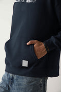 Zattitude Extra Blur Handscape Oversized Hoodie