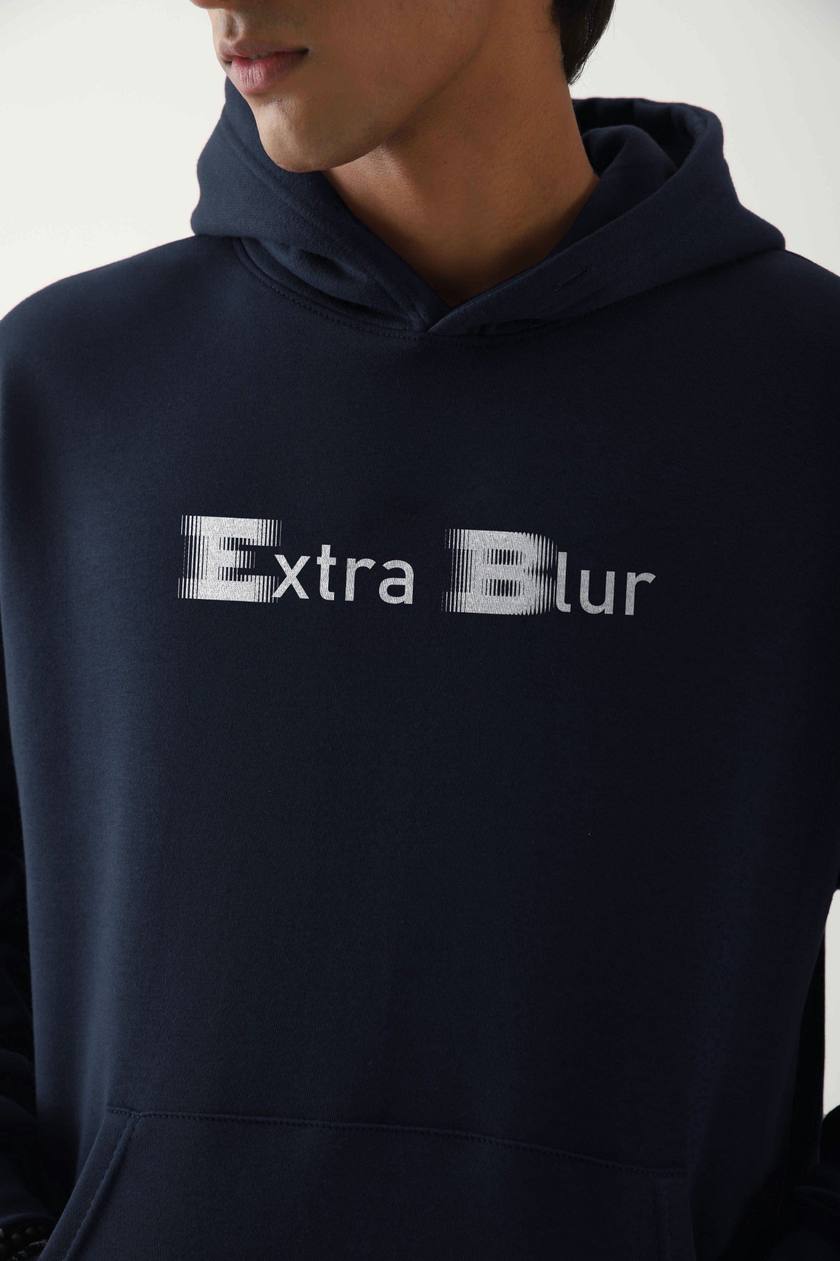 Zattitude Extra Blur Handscape Oversized Hoodie