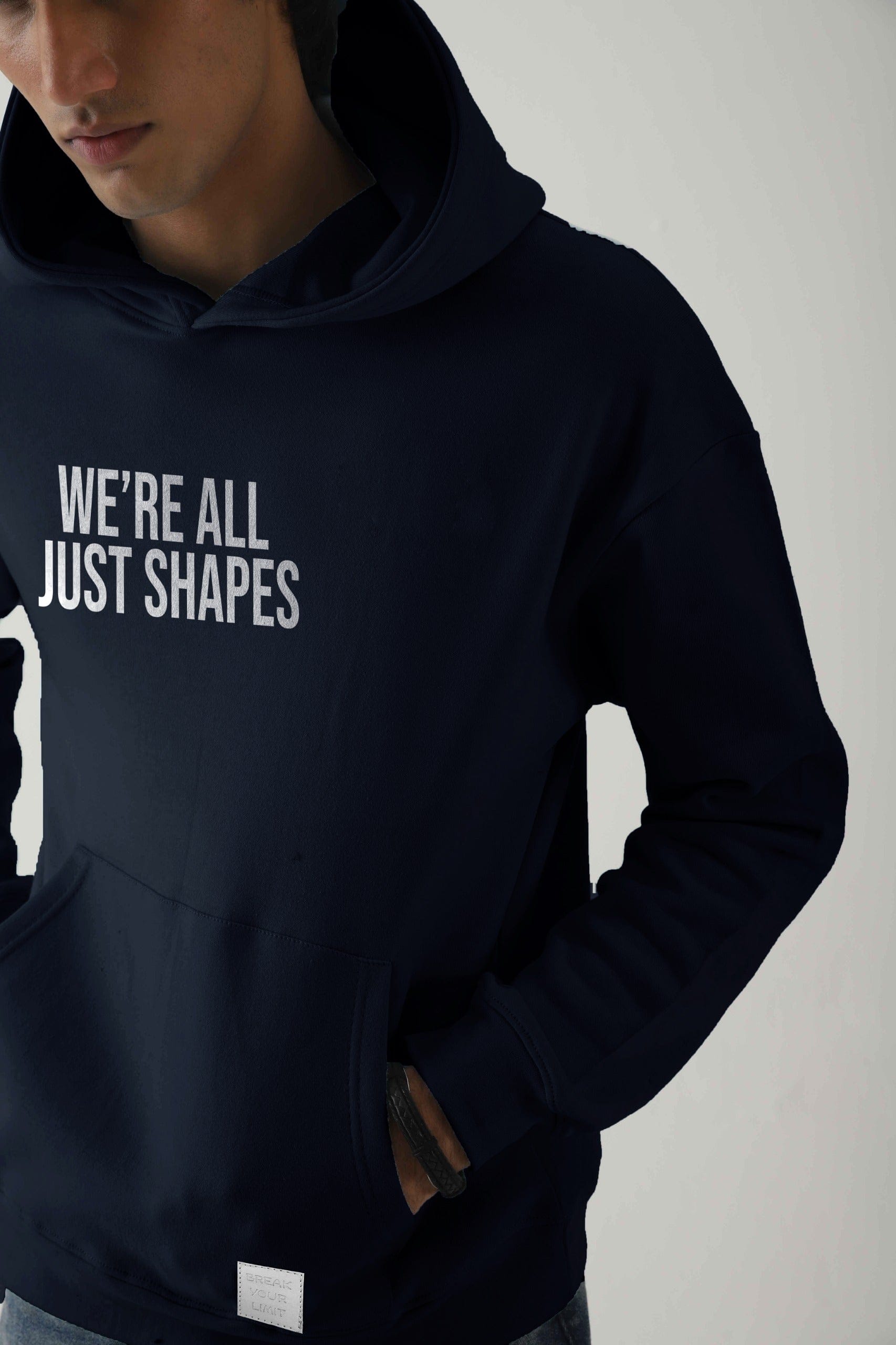 Zattitude HOODIE WE’RE ALL JUST SHAPES | OVERSIZED FIT