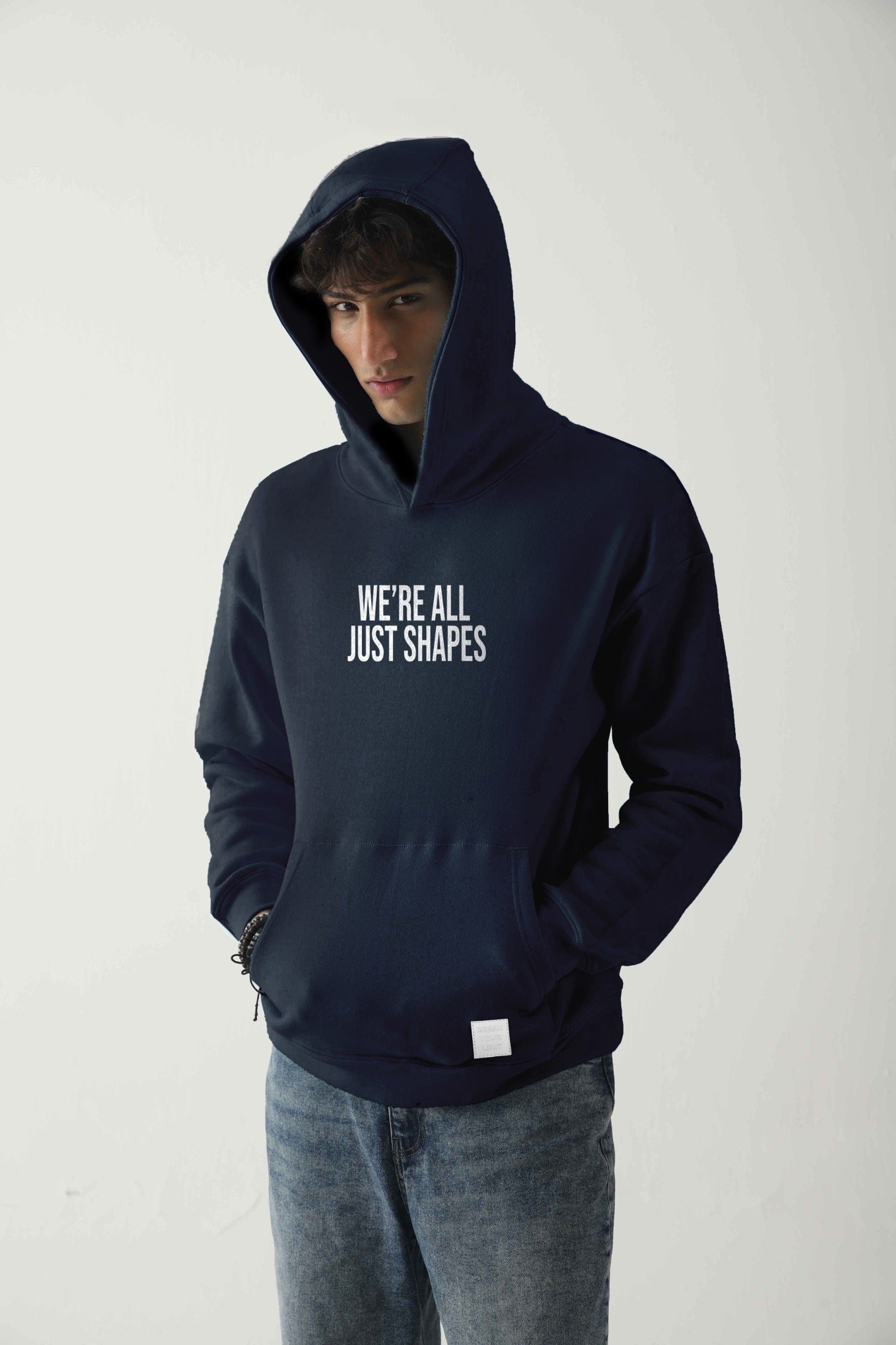 Zattitude HOODIE WE’RE ALL JUST SHAPES | OVERSIZED FIT