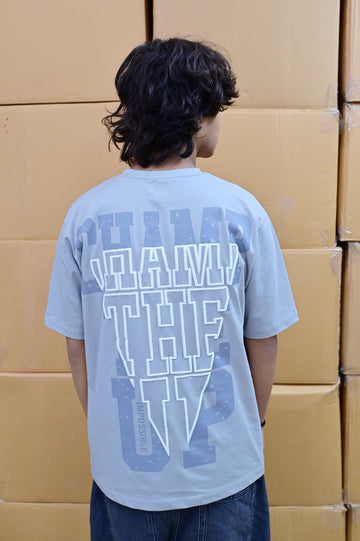 Zattitude mens drop shoulder tees Champ The Up | Drop-Shoulder Tee