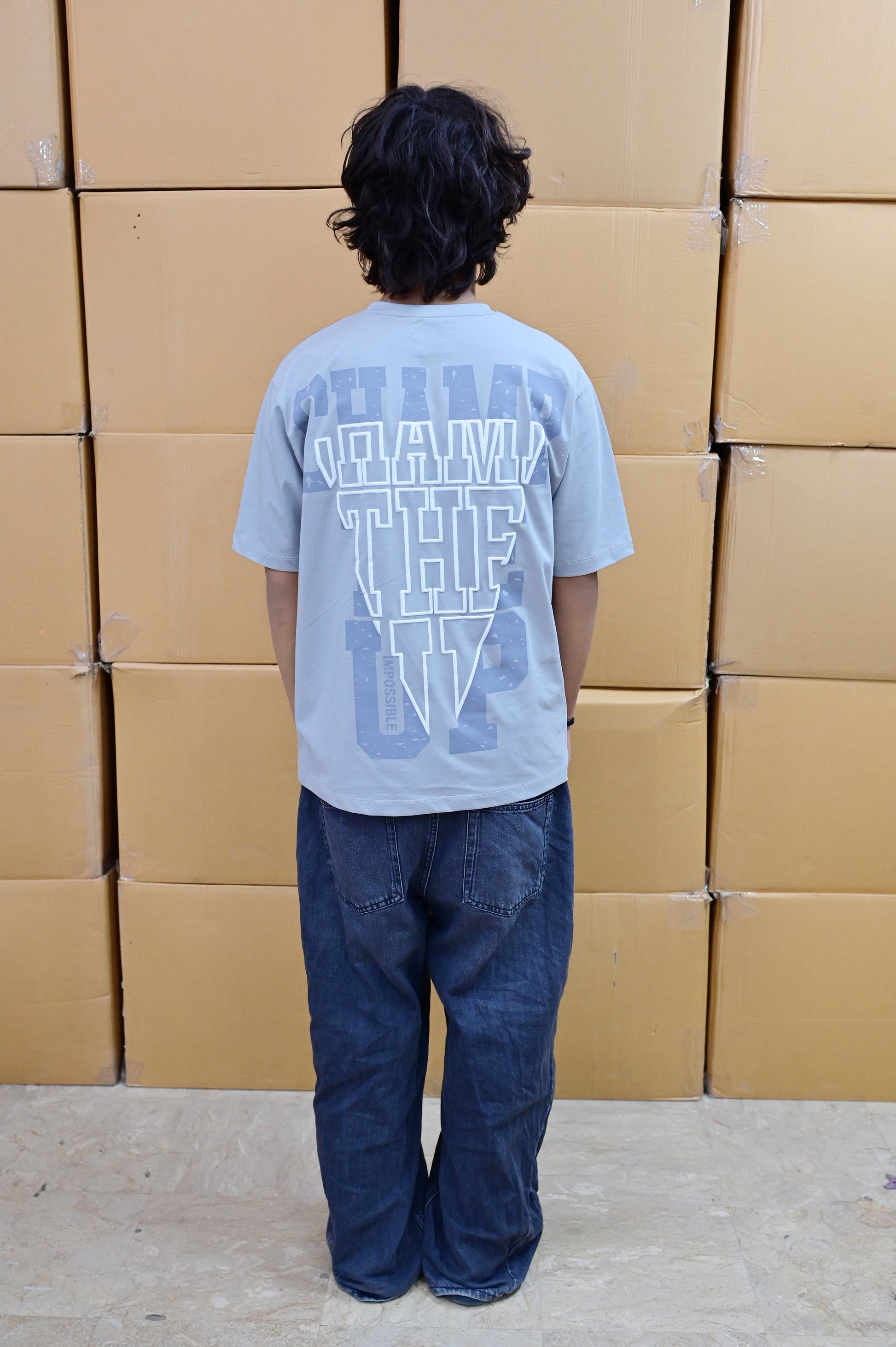 Zattitude mens drop shoulder tees Champ The Up | Drop-Shoulder Tee