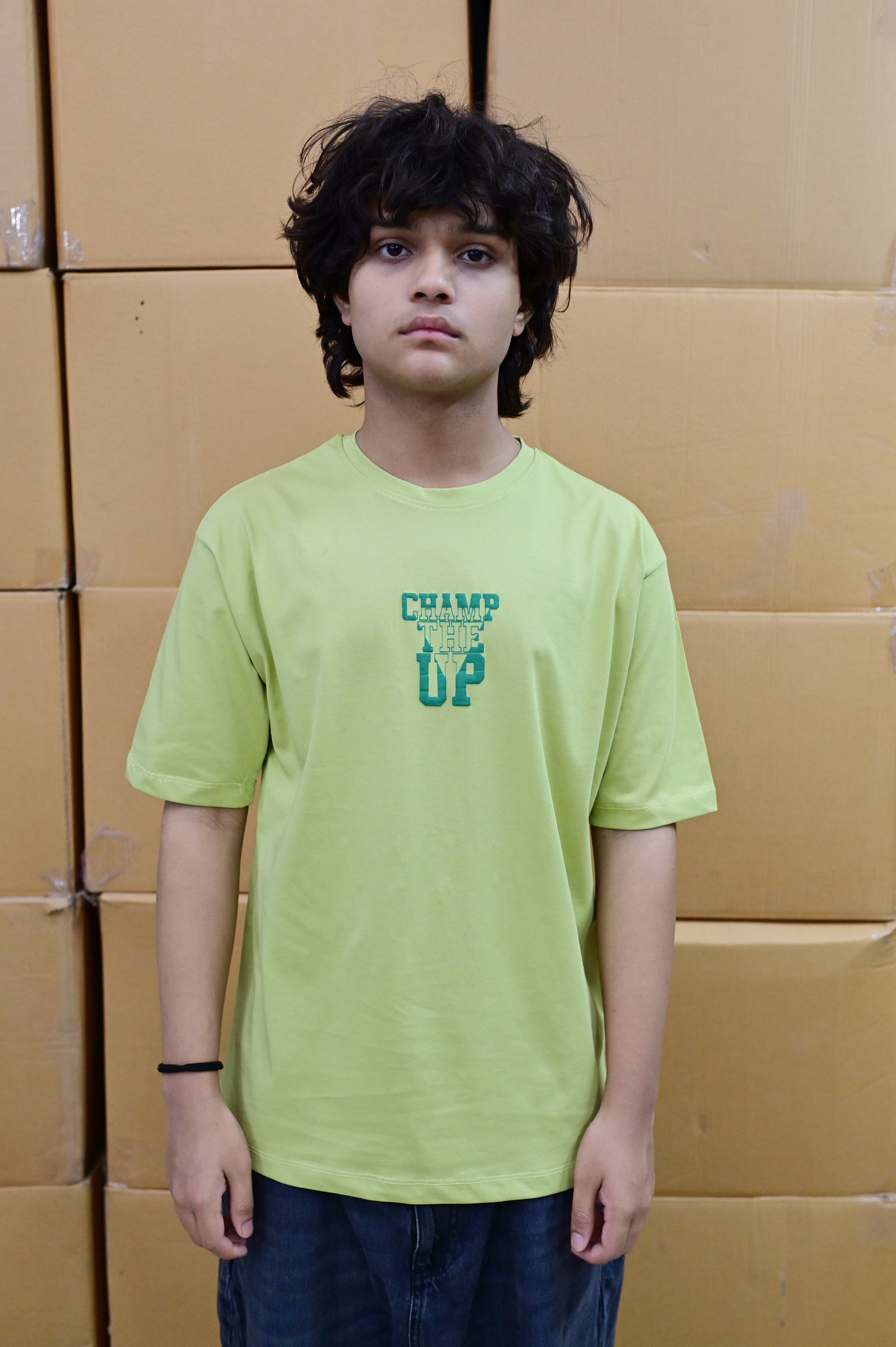 Zattitude mens drop shoulder tees Champ The Up | Drop-Shoulder Tee