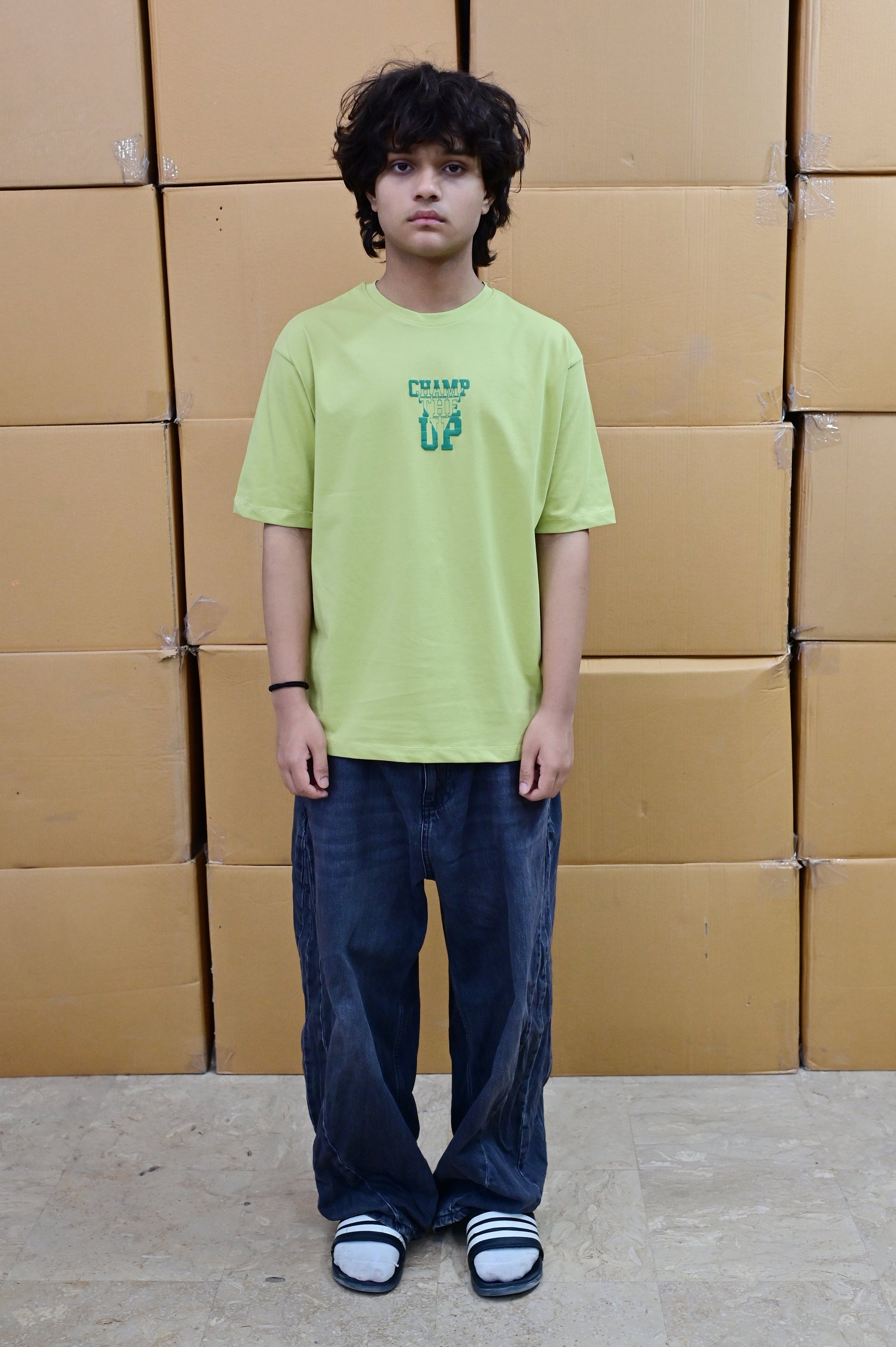 Zattitude mens drop shoulder tees Champ The Up | Drop-Shoulder Tee