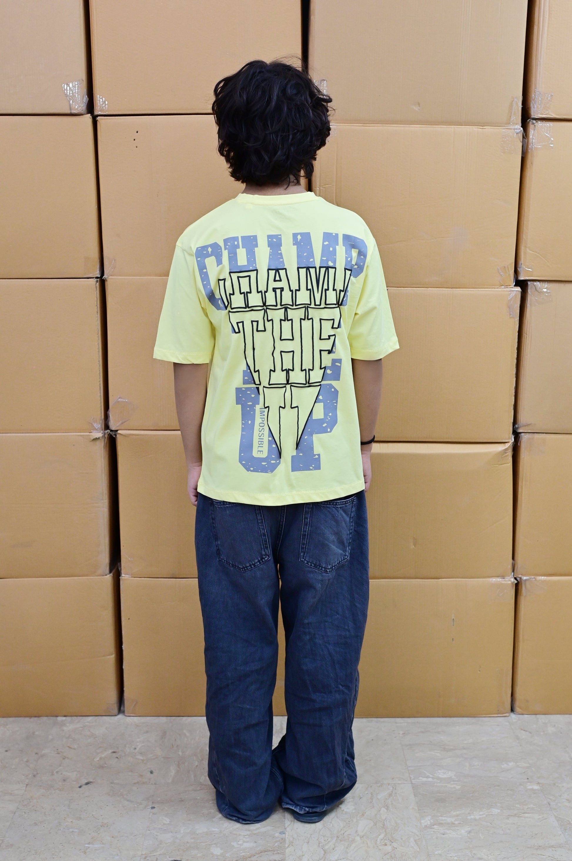 Zattitude mens drop shoulder tees Champ The Up | Drop-Shoulder Tee