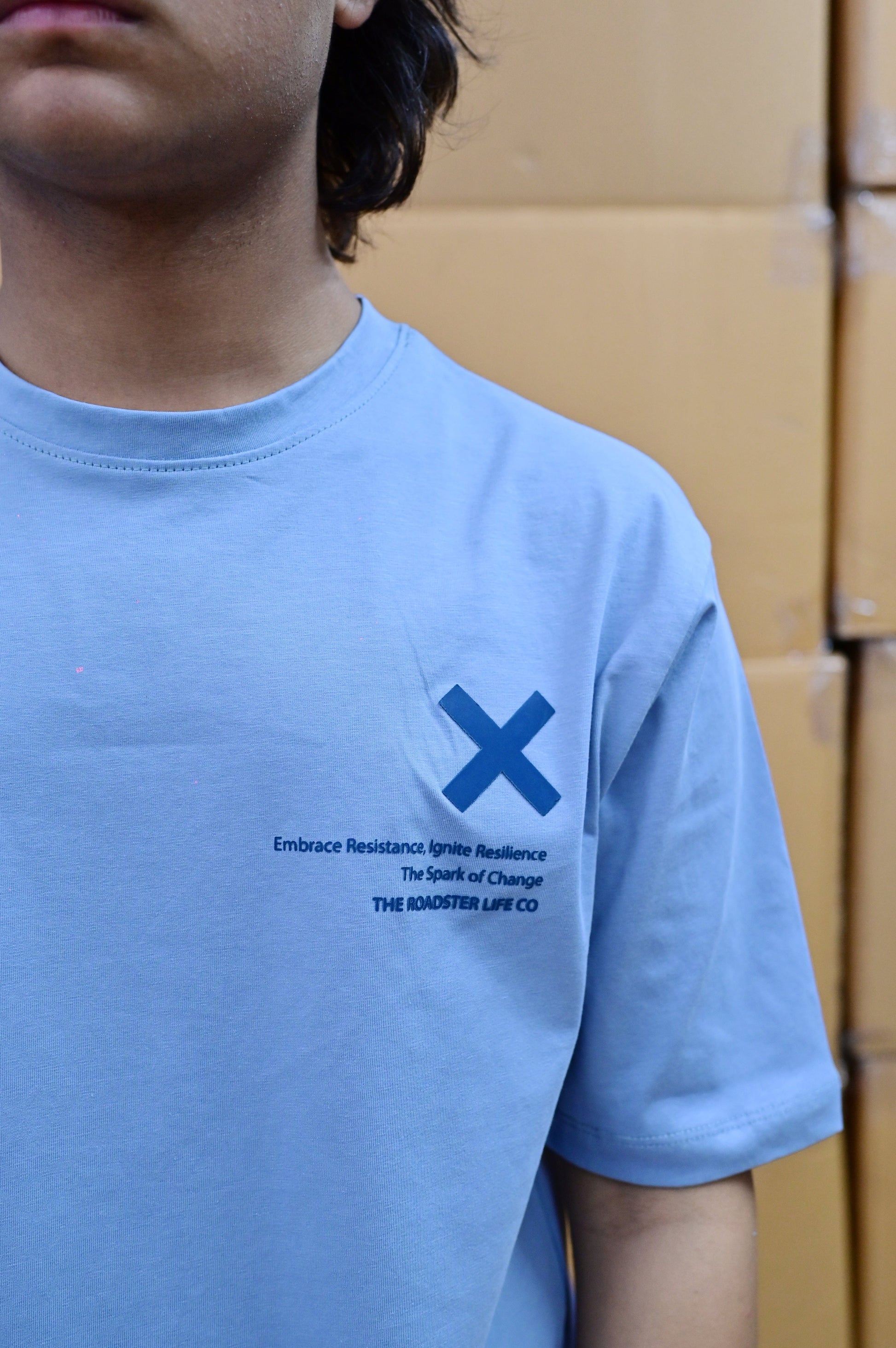 Zattitude mens drop shoulder tees Empire State | Drop-Shoulder Tee