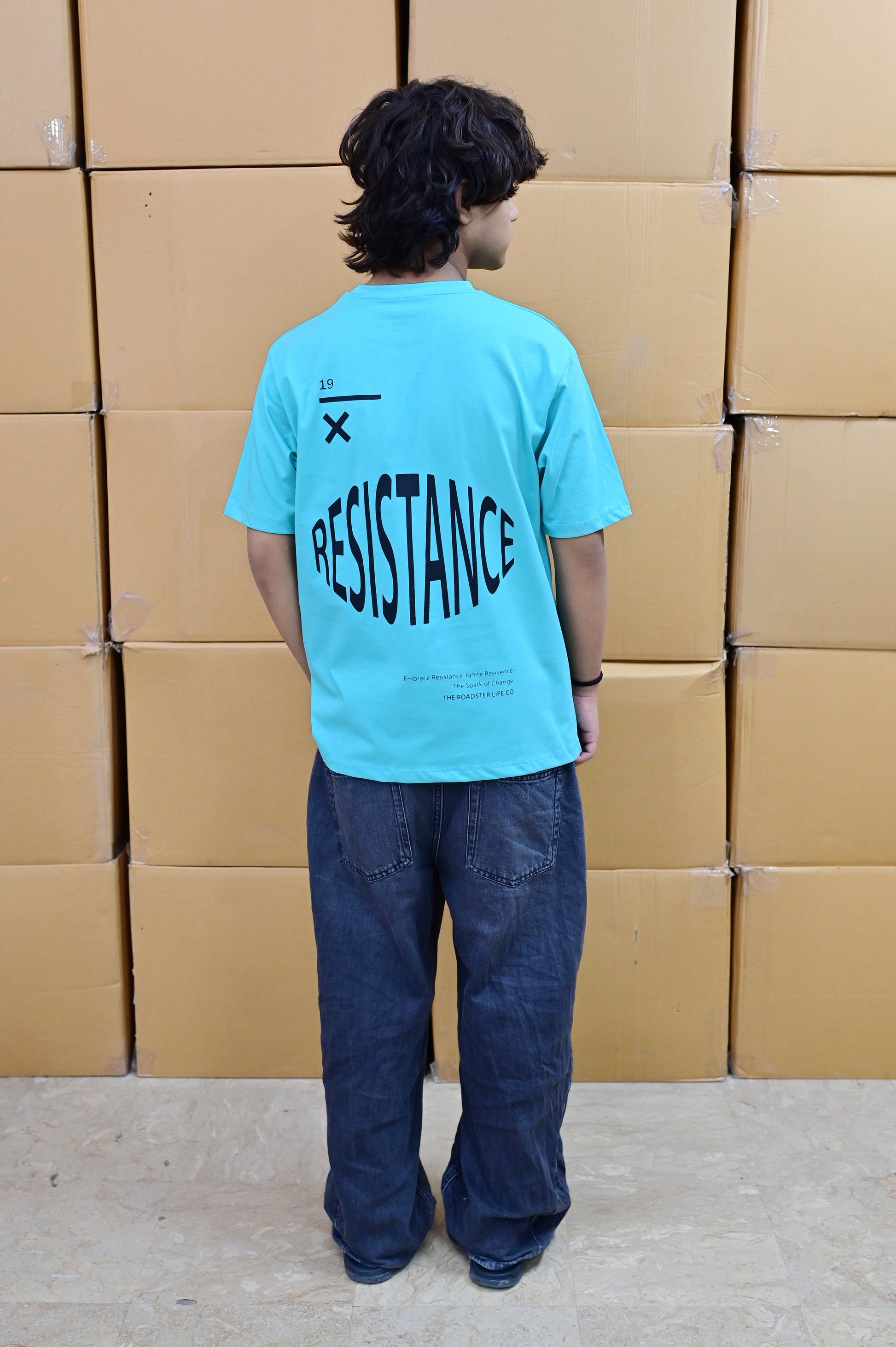 Zattitude mens drop shoulder tees Empire State | Drop-Shoulder Tee