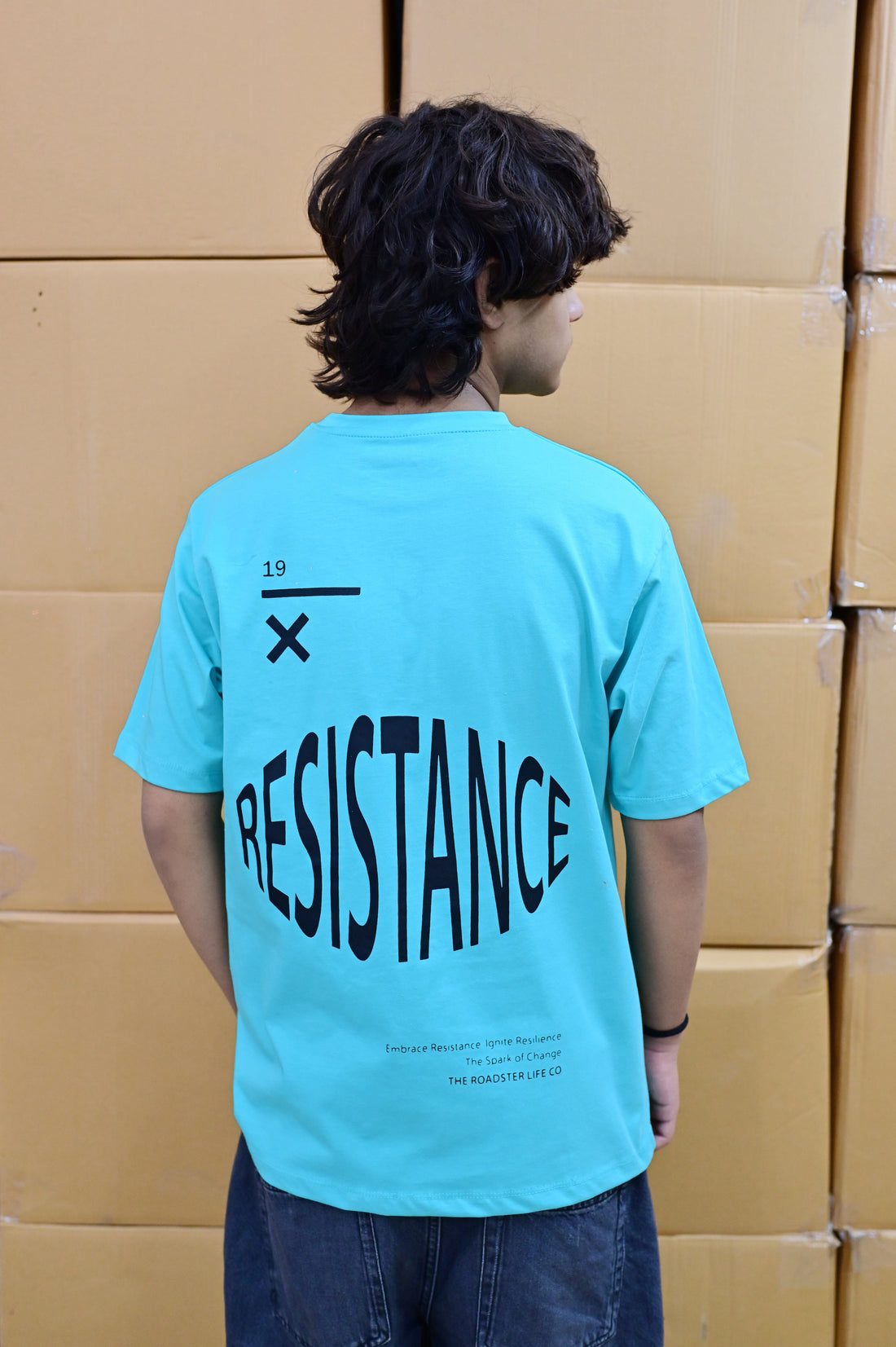 Zattitude mens drop shoulder tees Empire State | Drop-Shoulder Tee