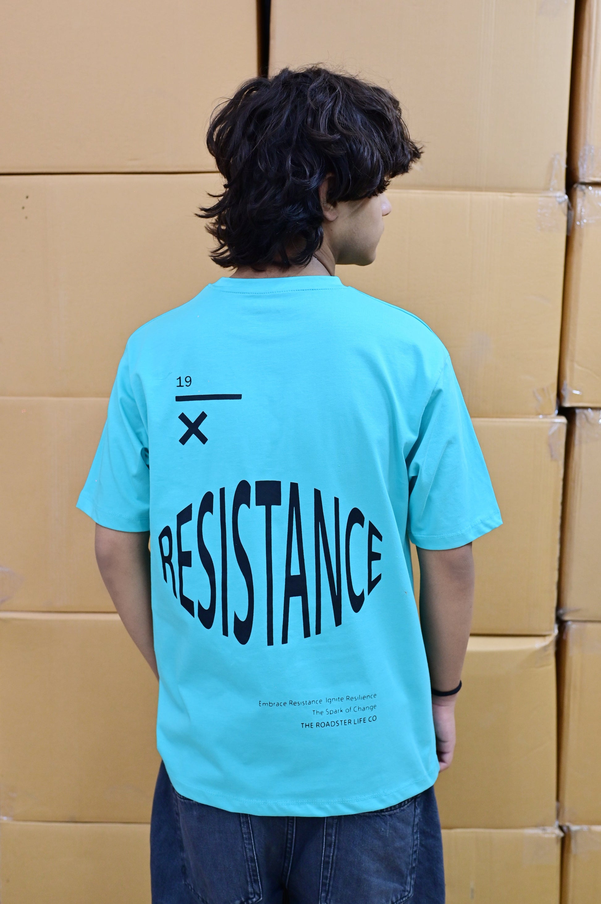 Zattitude mens drop shoulder tees Empire State | Drop-Shoulder Tee