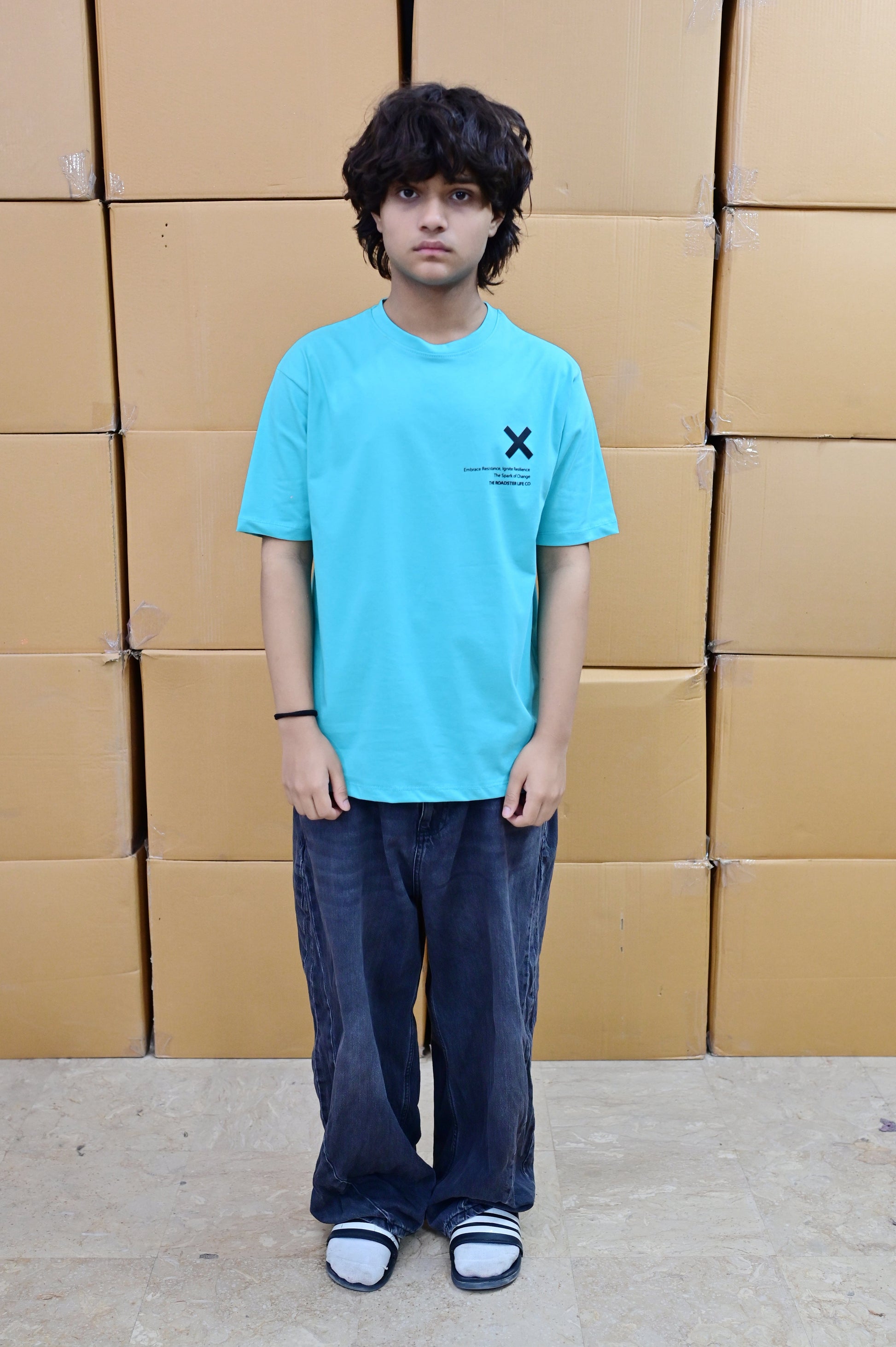 Zattitude mens drop shoulder tees Empire State | Drop-Shoulder Tee