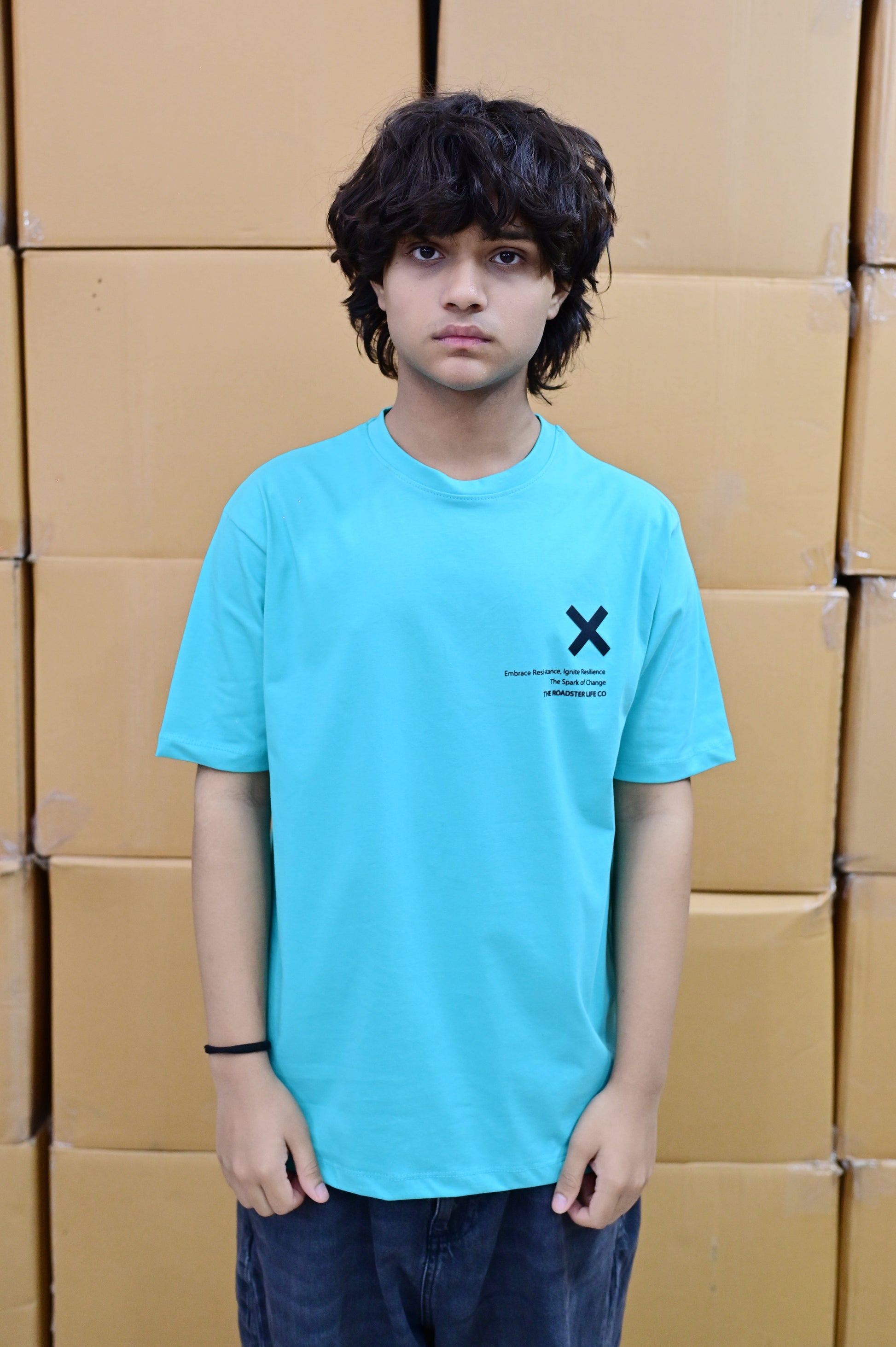 Zattitude mens drop shoulder tees Empire State | Drop-Shoulder Tee