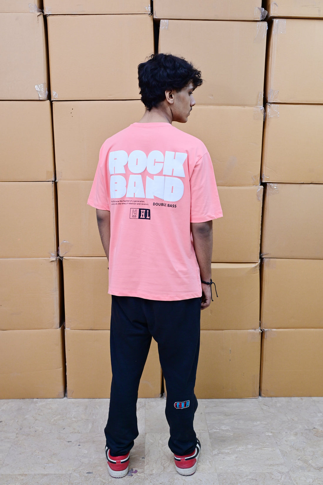 Zattitude mens drop shoulder tees Rock Band Candy | Drop-Shoulder Tee