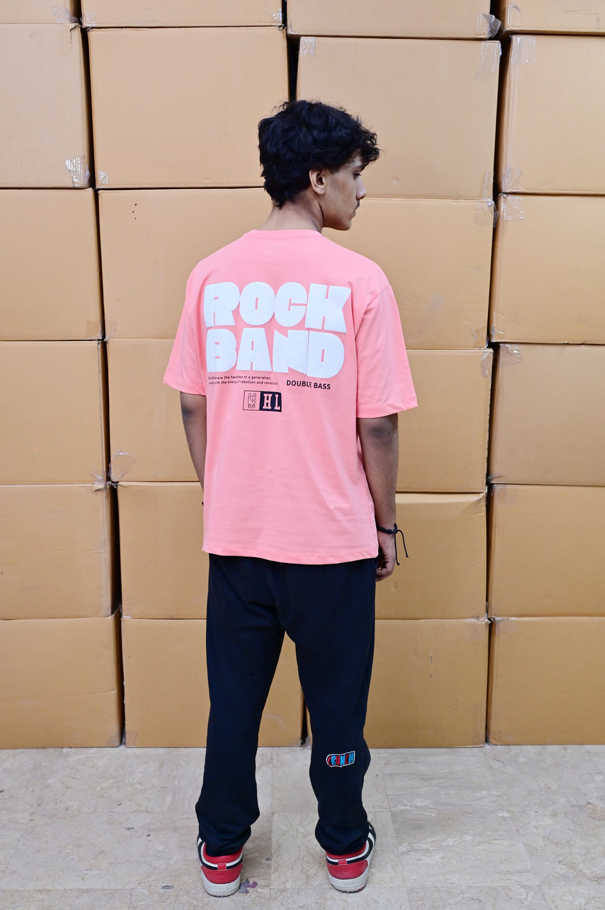 Zattitude mens drop shoulder tees Rock Band Candy | Drop-Shoulder Tee