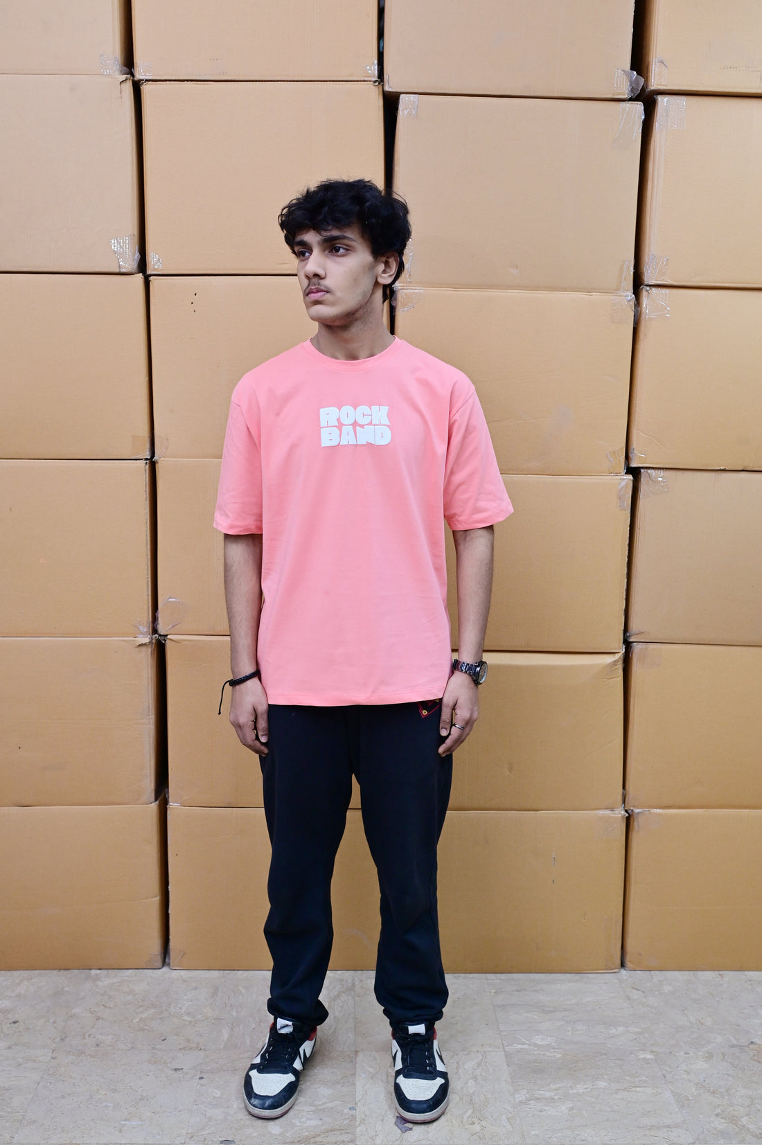 Zattitude mens drop shoulder tees Rock Band Candy | Drop-Shoulder Tee