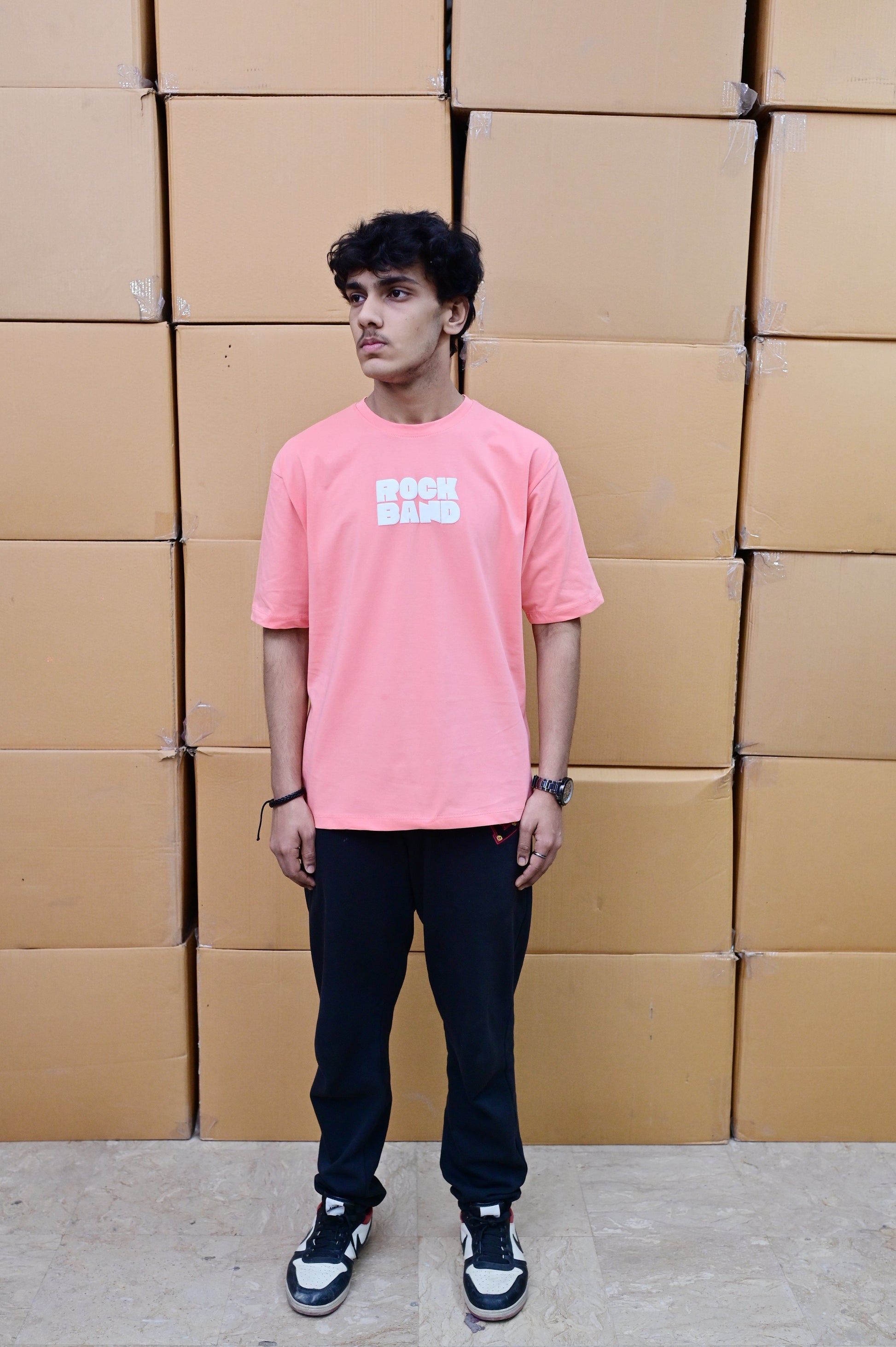 Zattitude mens drop shoulder tees Rock Band Candy | Drop-Shoulder Tee