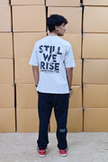Zattitude mens drop shoulder tees Still We Rise Gray | Drop-Shoulder Tee