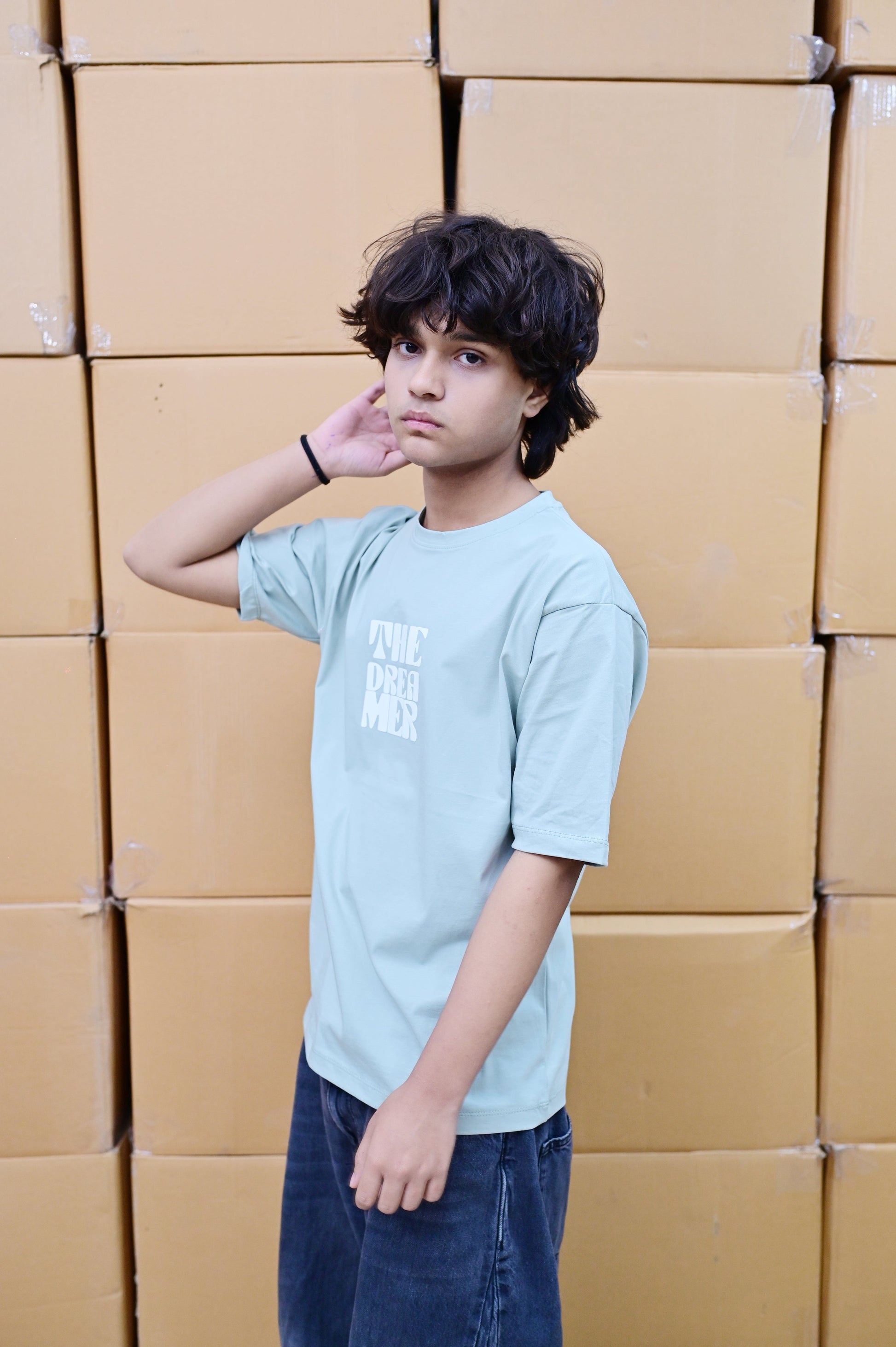 Zattitude mens drop shoulder tees The Dreamer | Sea G Drop-Shoulder Oversized Tee