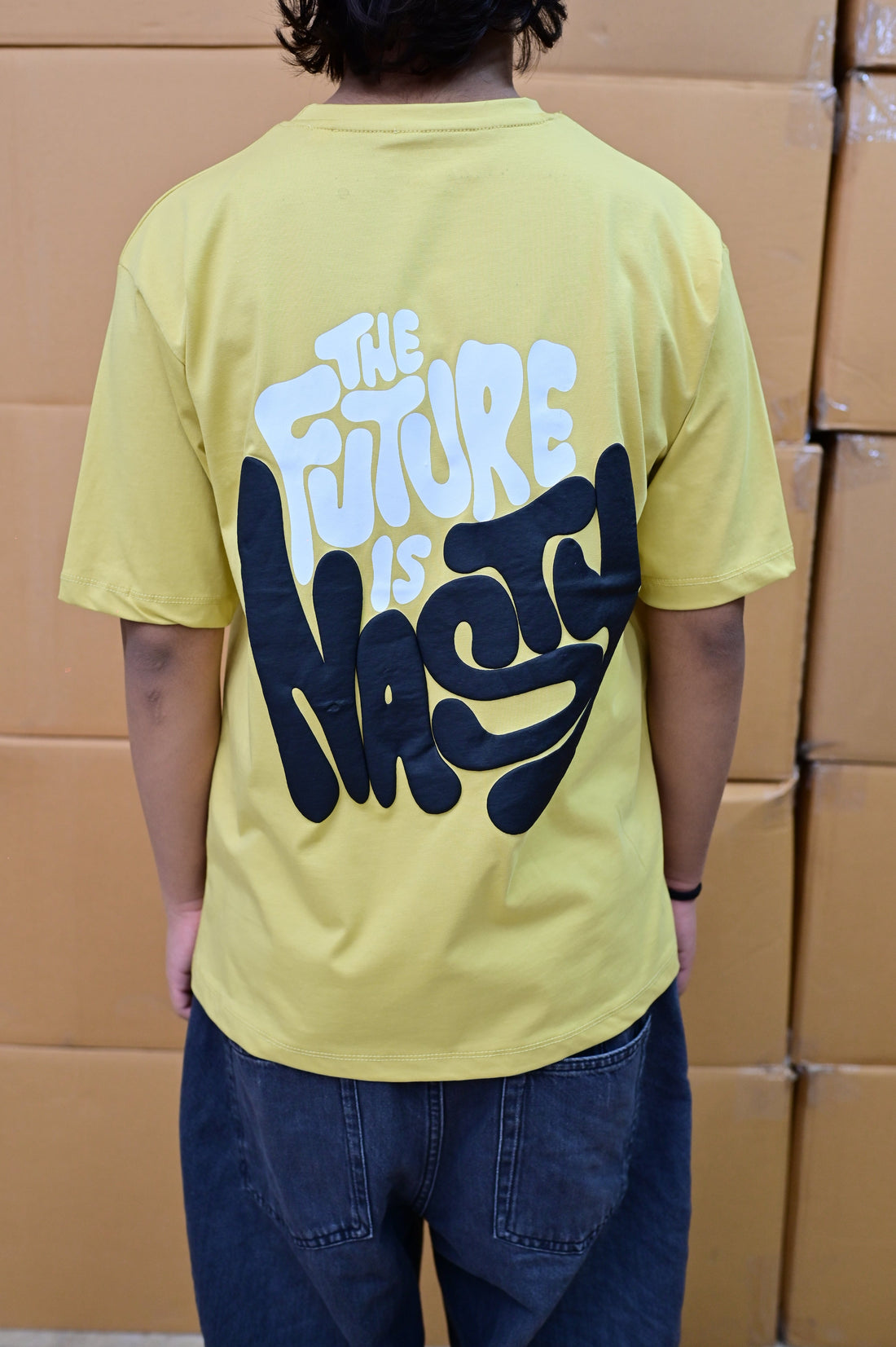 Zattitude mens drop shoulder tees The Nasty Vision | Drop-Shoulder Tee