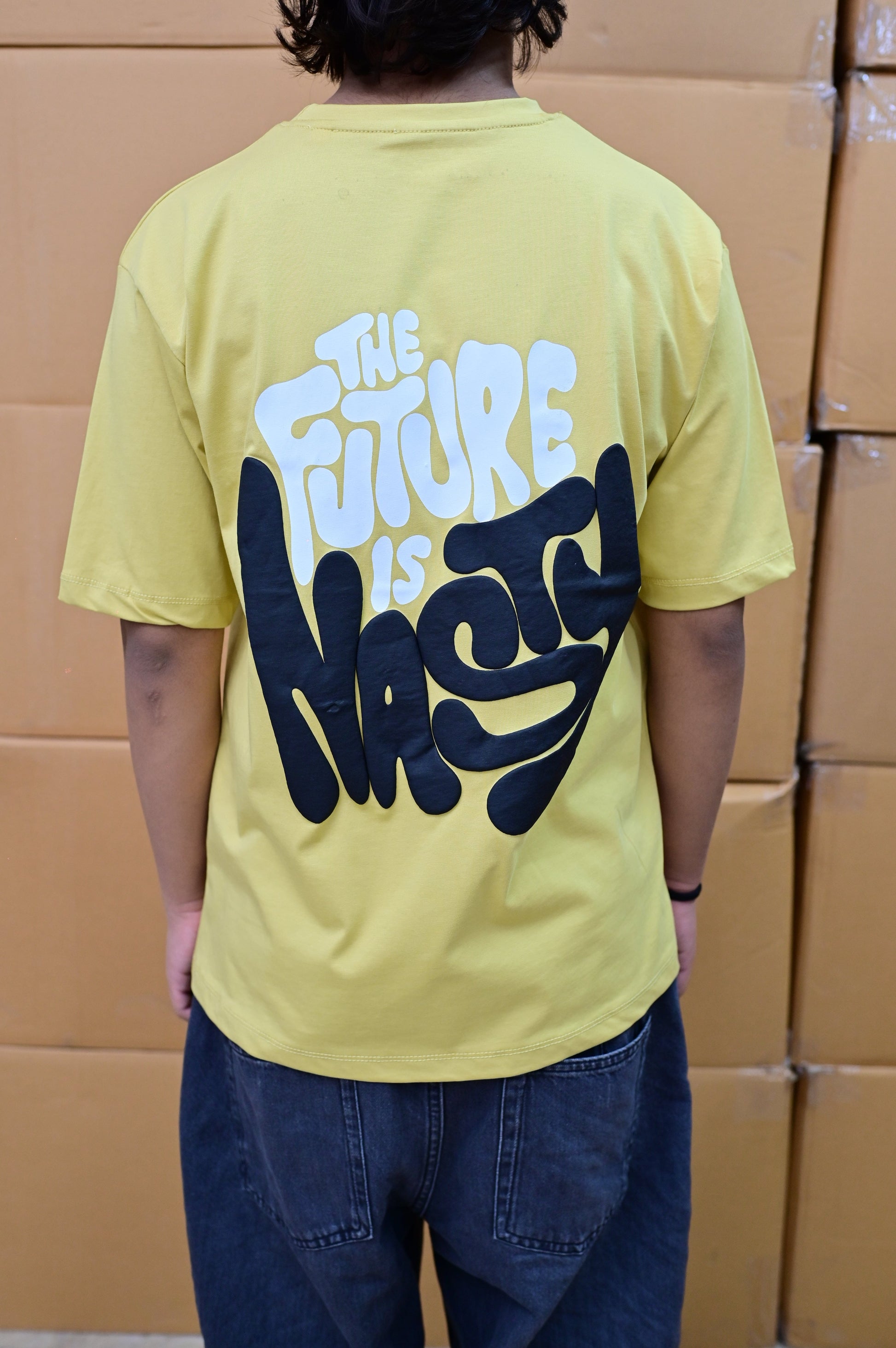 Zattitude mens drop shoulder tees The Nasty Vision | Drop-Shoulder Tee