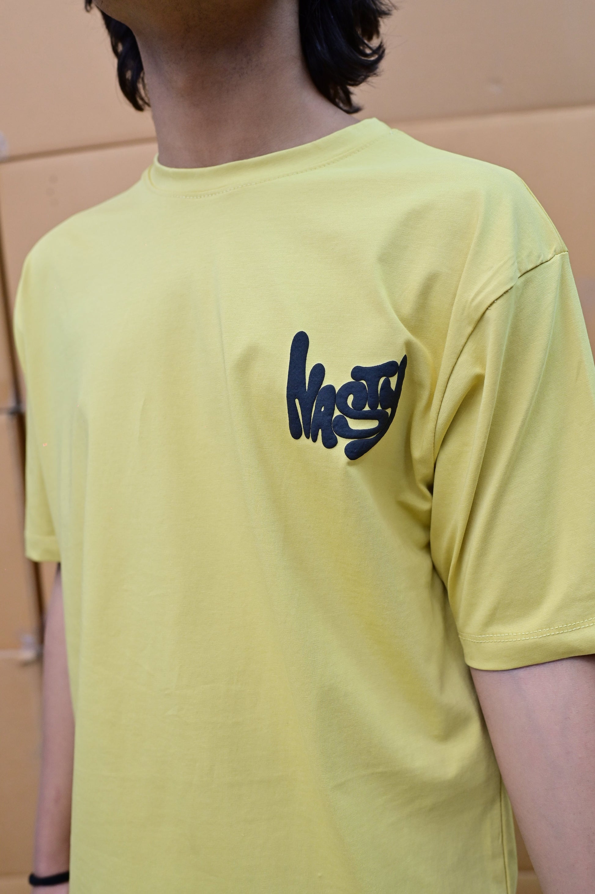 Zattitude mens drop shoulder tees The Nasty Vision | Drop-Shoulder Tee