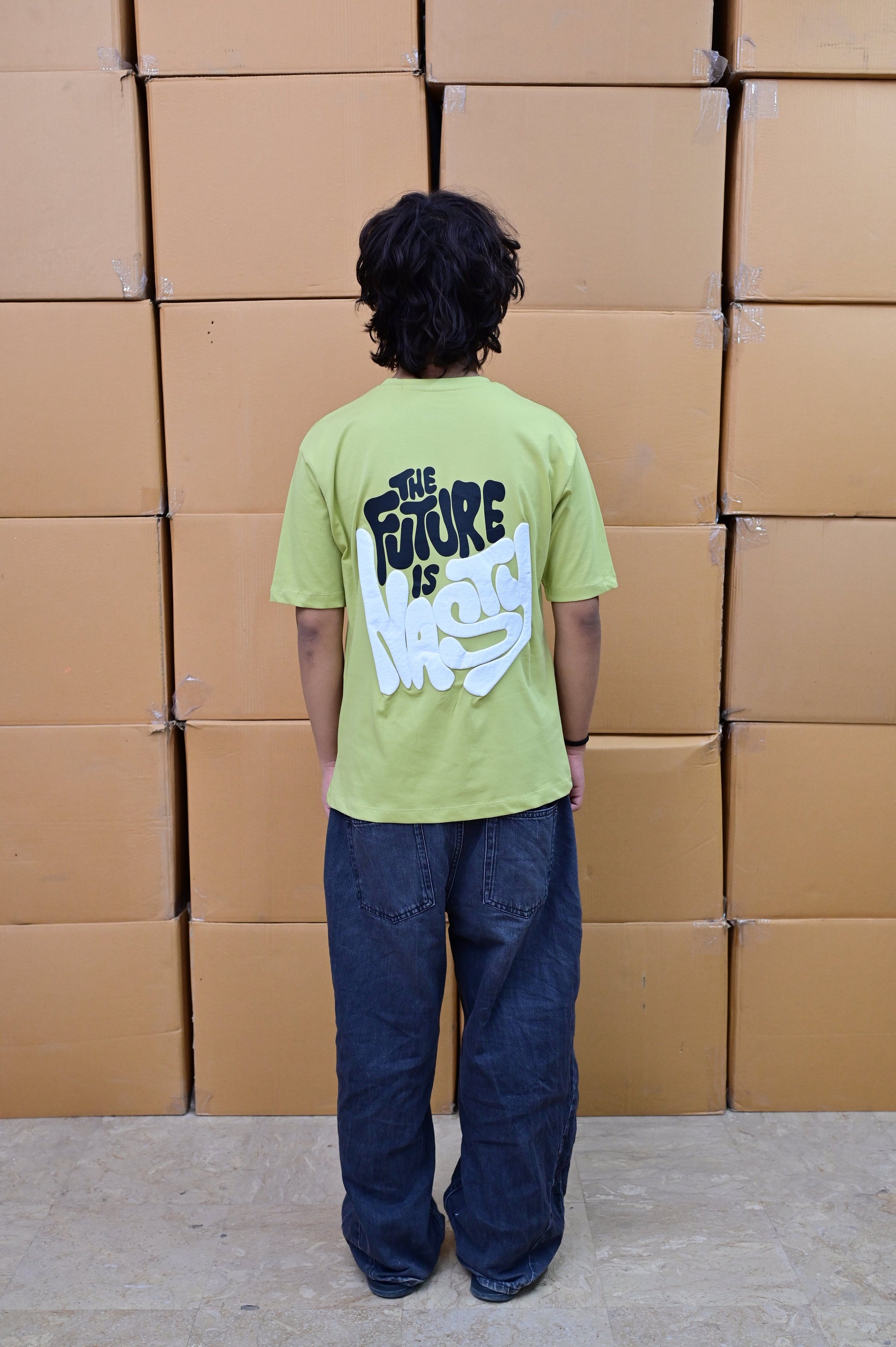 Zattitude mens drop shoulder tees The Nasty Vision | Drop-Shoulder Tee