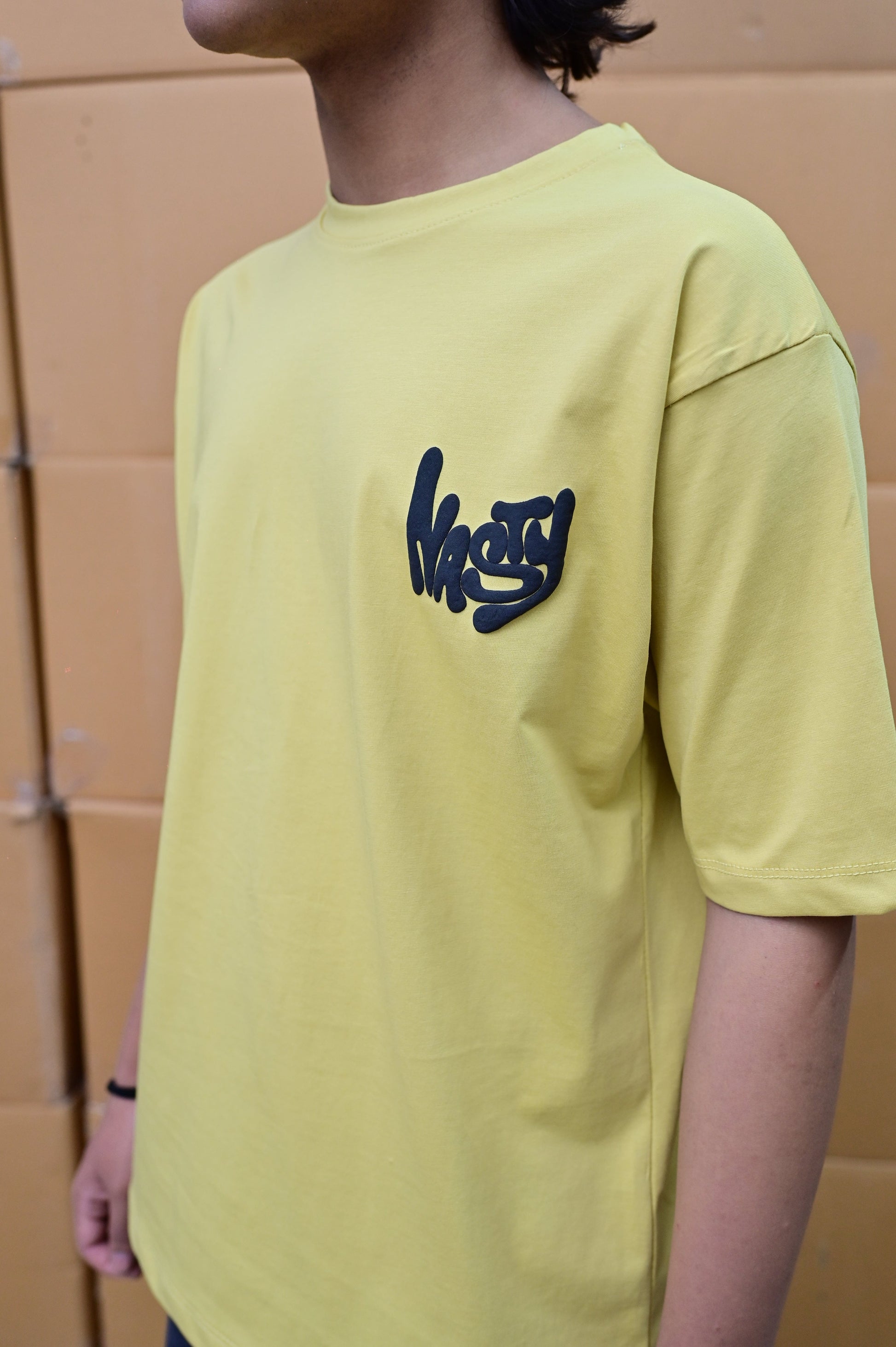 Zattitude mens drop shoulder tees The Nasty Vision | Drop-Shoulder Tee