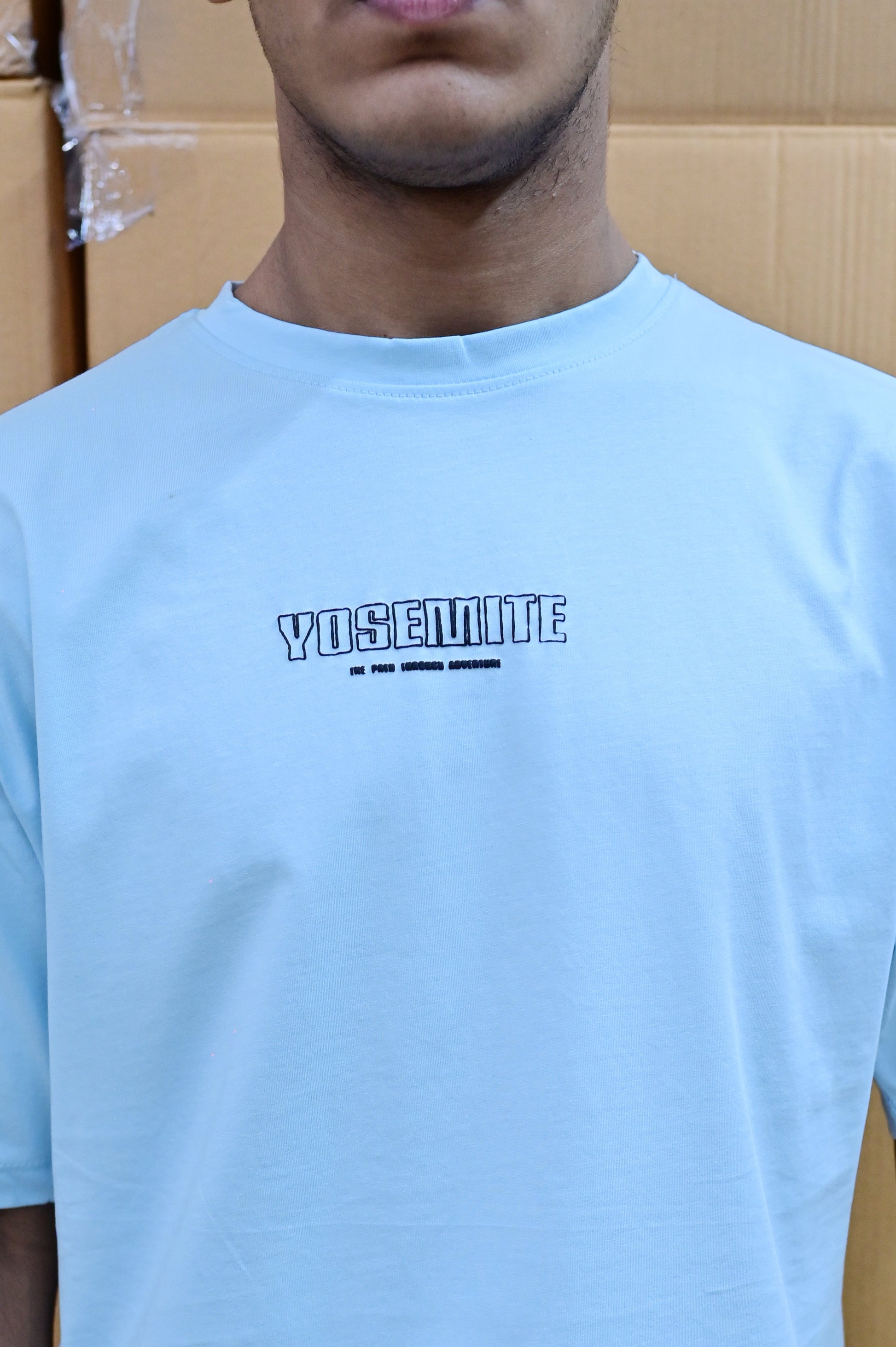 Zattitude mens drop shoulder tees The Yosemite Trail | Drop-Shoulder Tee