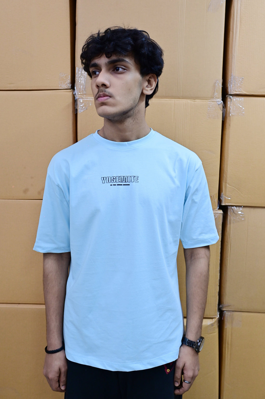 Zattitude mens drop shoulder tees The Yosemite Trail | Drop-Shoulder Tee