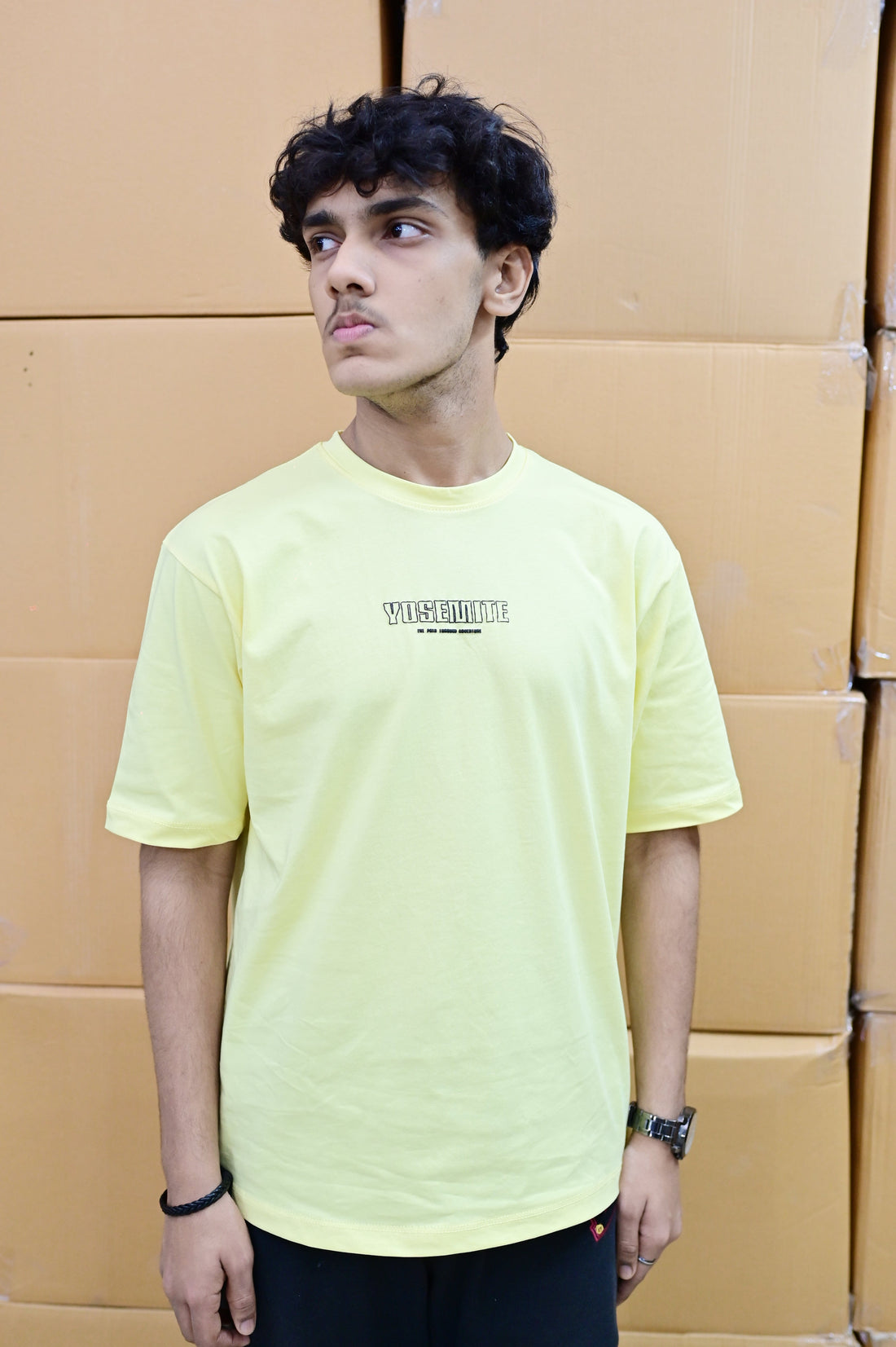 Zattitude mens drop shoulder tees The Yosemite Trail | Drop-Shoulder Tee