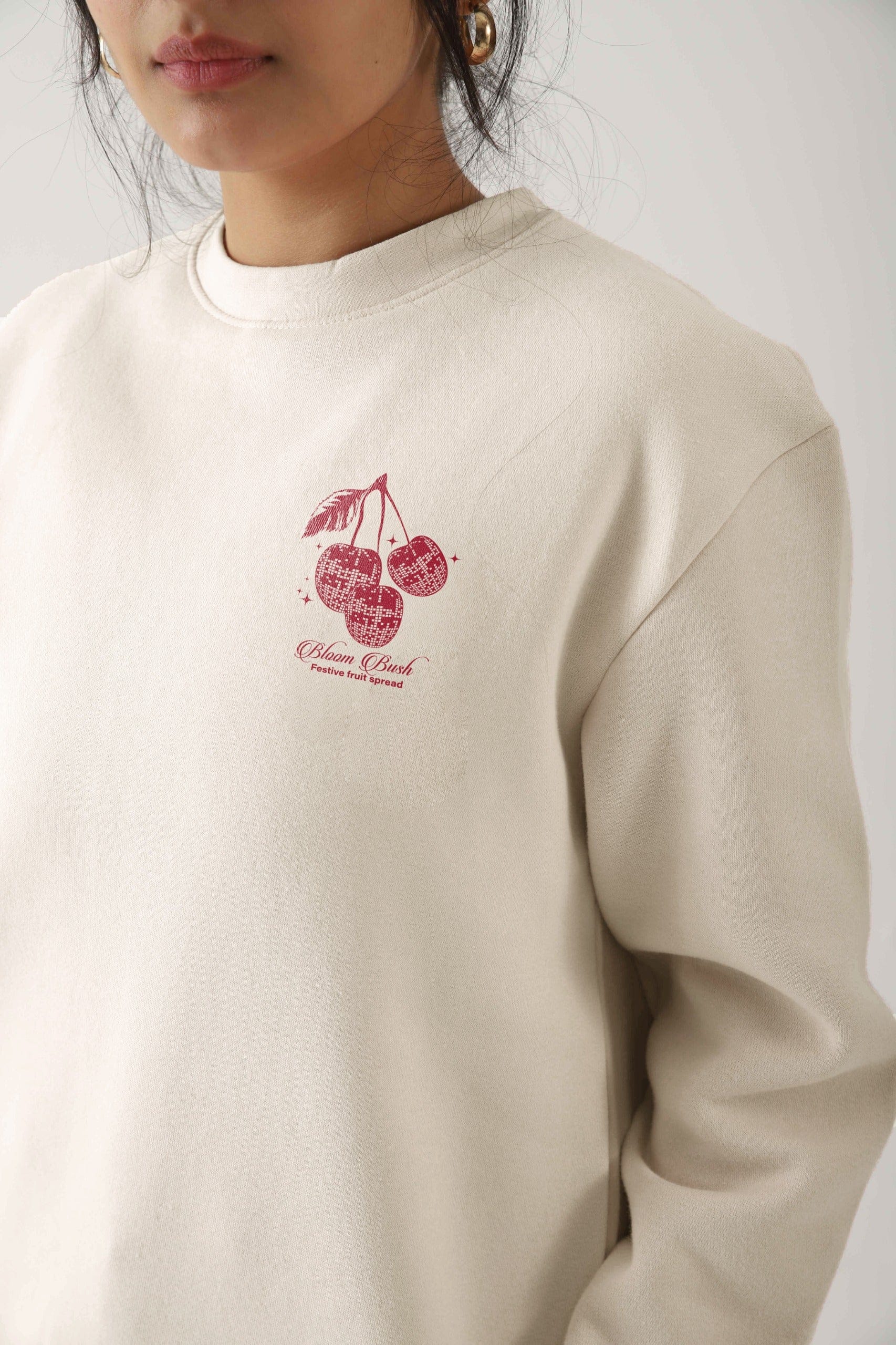 Zattitude sweatshirt Cherry Party Sweatshirt | RELAX FIT