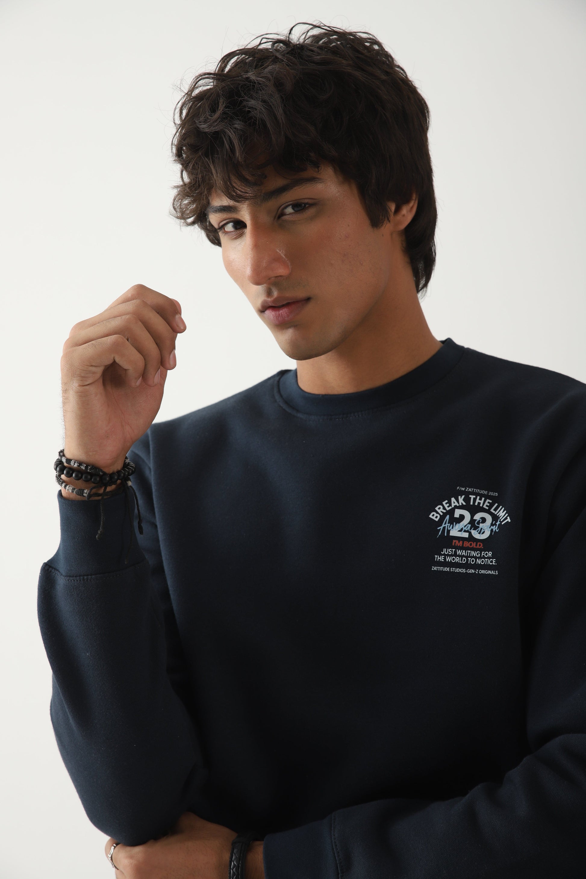 Zattitudeclothing Fearless Pulse Sweatshirt | RELAX FIT