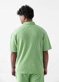 Zattitudeclothing Mens tee TEXTURED RELAX FIT SET | GREEN