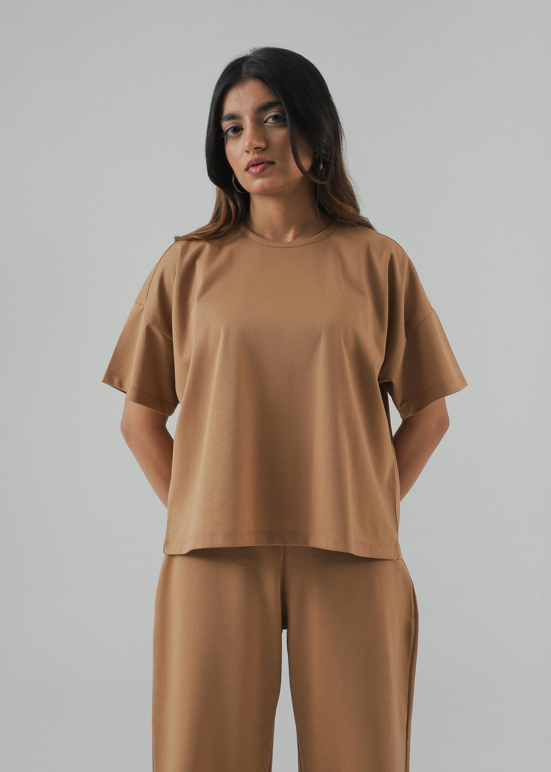 Zattitudeclothing MOCHA LUXE LOUNGE TOP