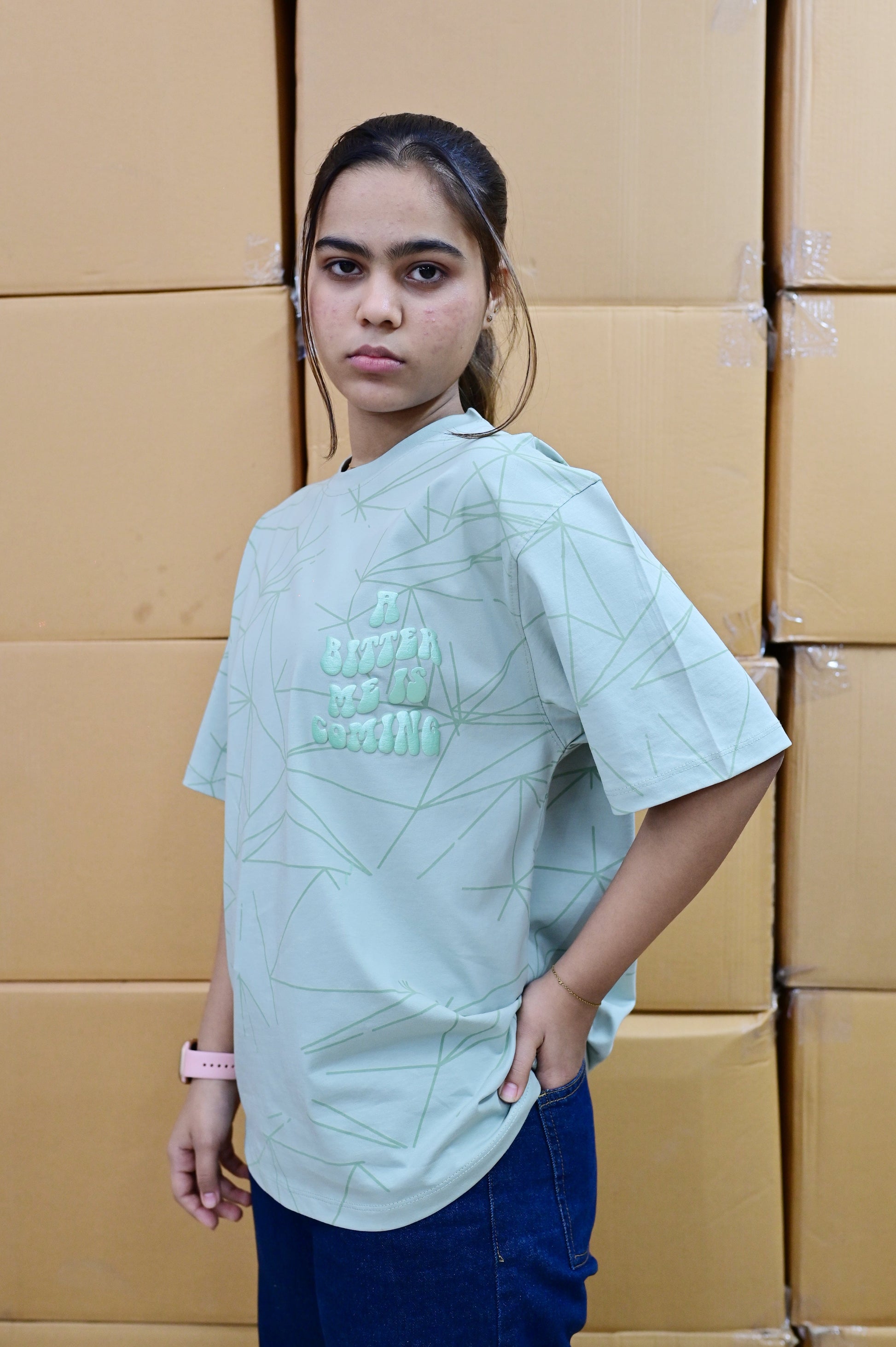 Zattitudeclothing oversize tshirt Bitter Me | Drop-Shoulder