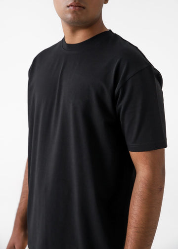 Zattitudeclothing oversize tshirt Essential Oversized Drop Shoulder Tee – Black