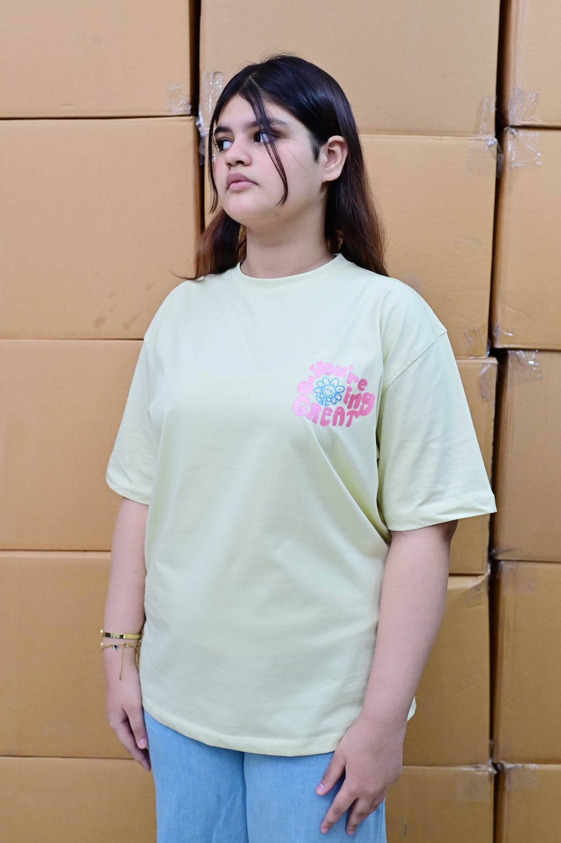 Zattitudeclothing oversize tshirt Never Apologize | Drop-Shoulder