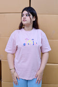 Zattitudeclothing oversize tshirt Retro Mushroom | Drop-Shoulder