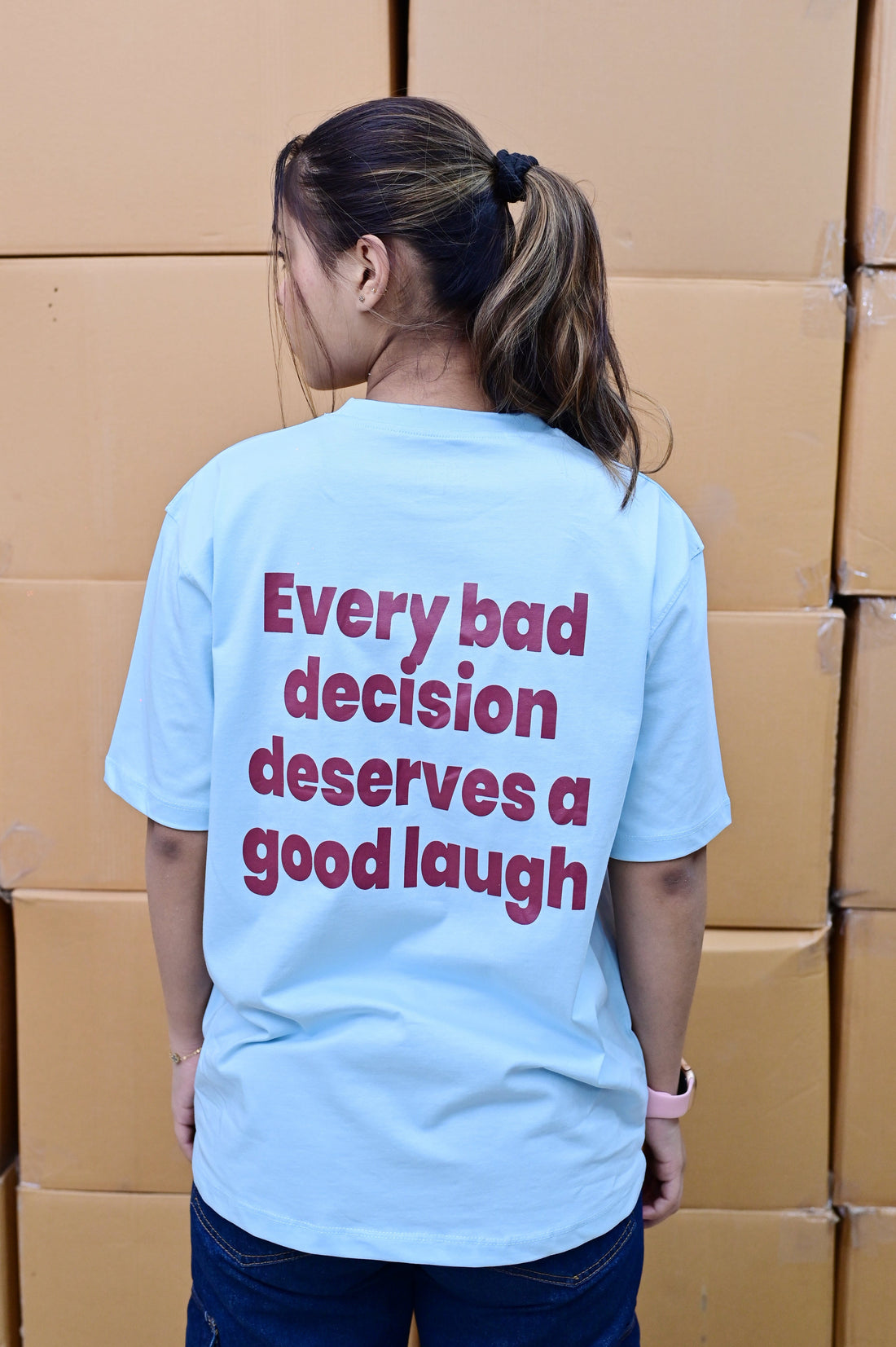 Zattitudeclothing oversize tshirt The Good Laugh | Drop-Shoulder