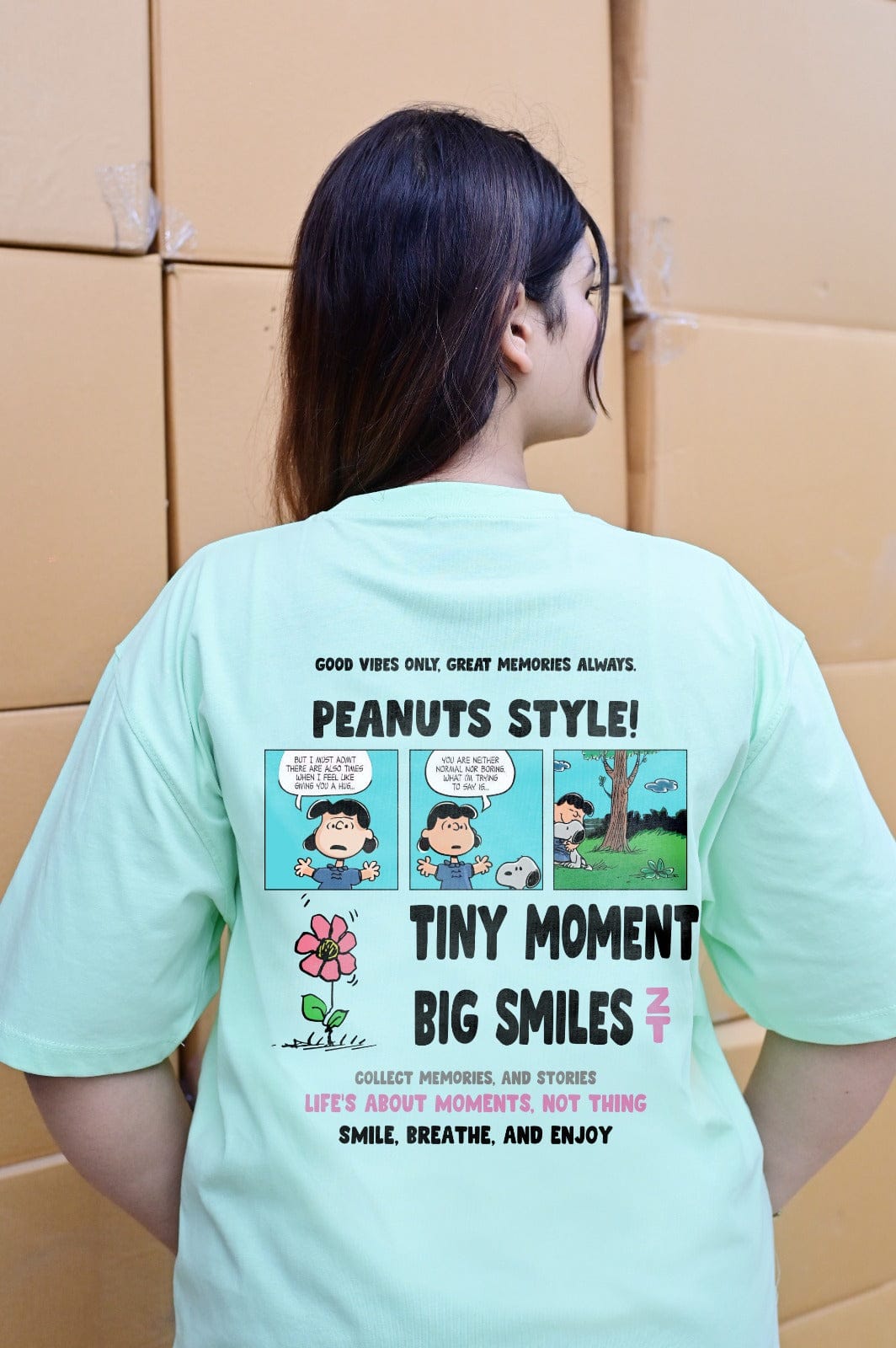 Zattitudeclothing oversize tshirt Vintage Comic | Drop-Shoulder