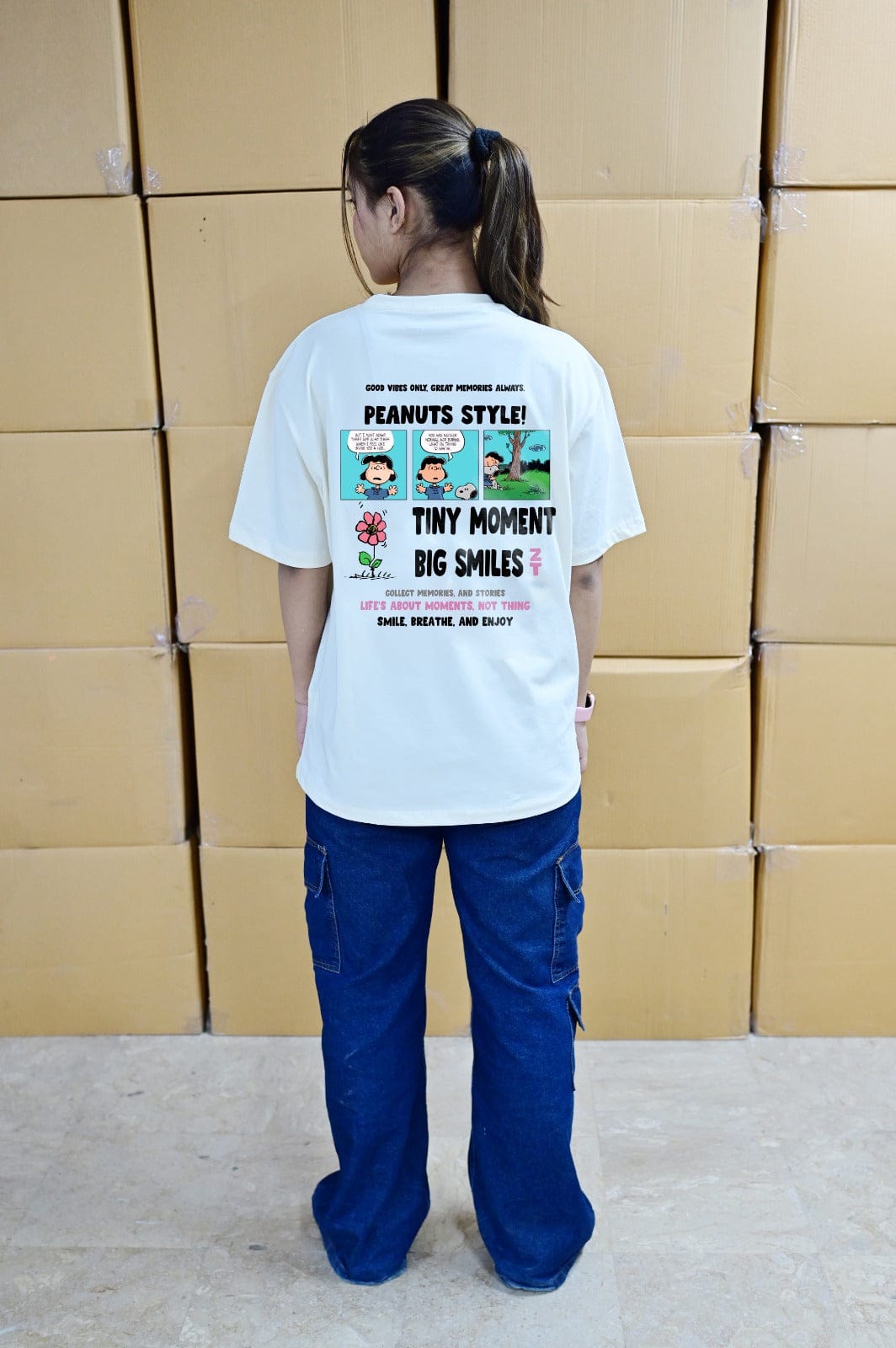 Zattitudeclothing oversize tshirt Vintage Comic | Drop-Shoulder