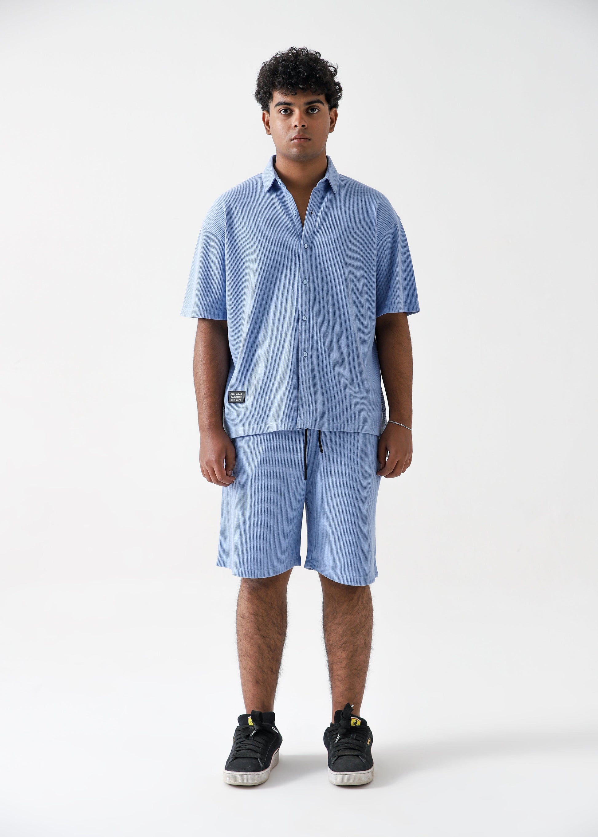 Zattitudeclothing TEXTURED RELAX FIT SHIRT